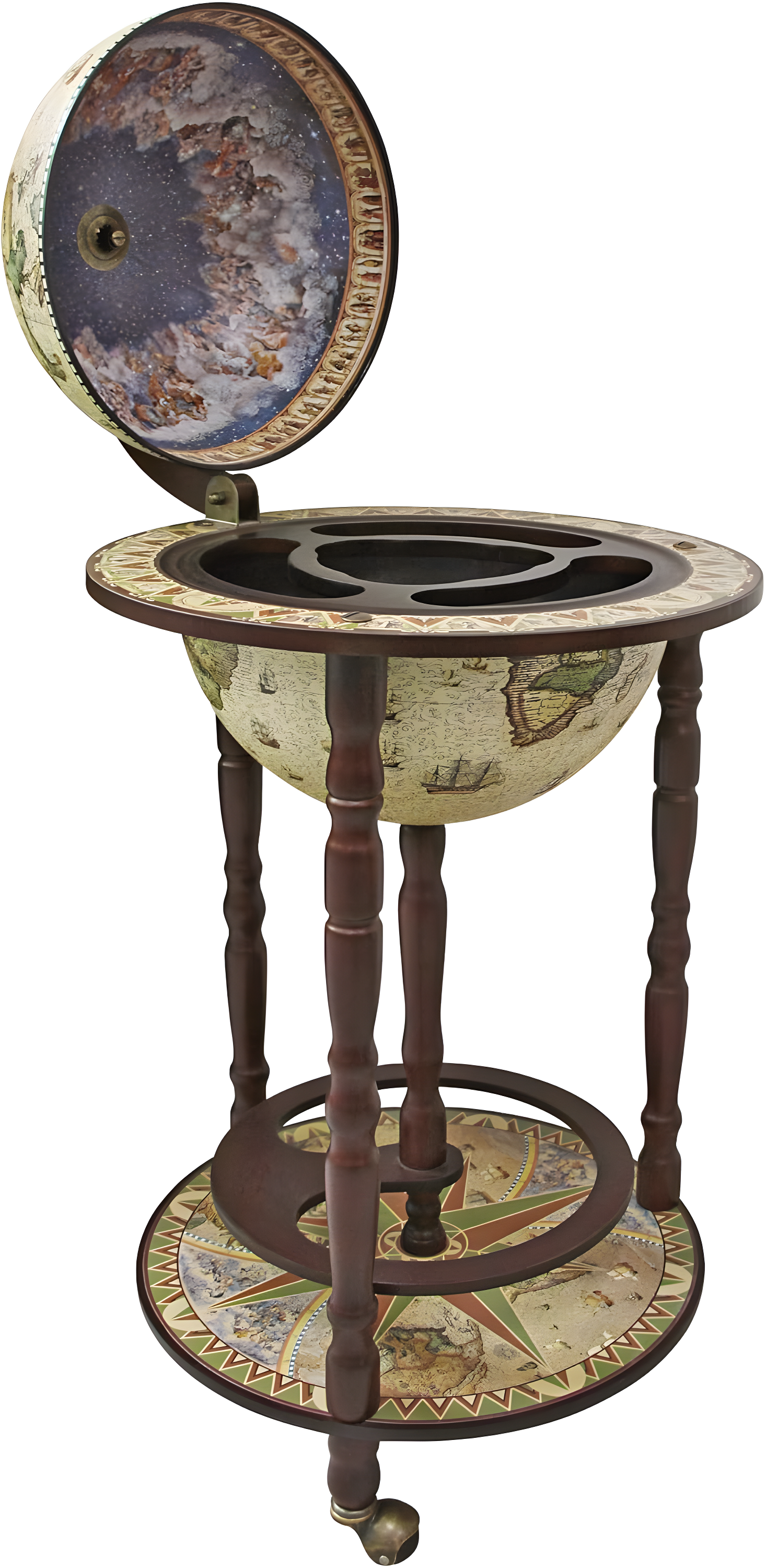 Design Toscano Crema Durata Replica Globe Bar