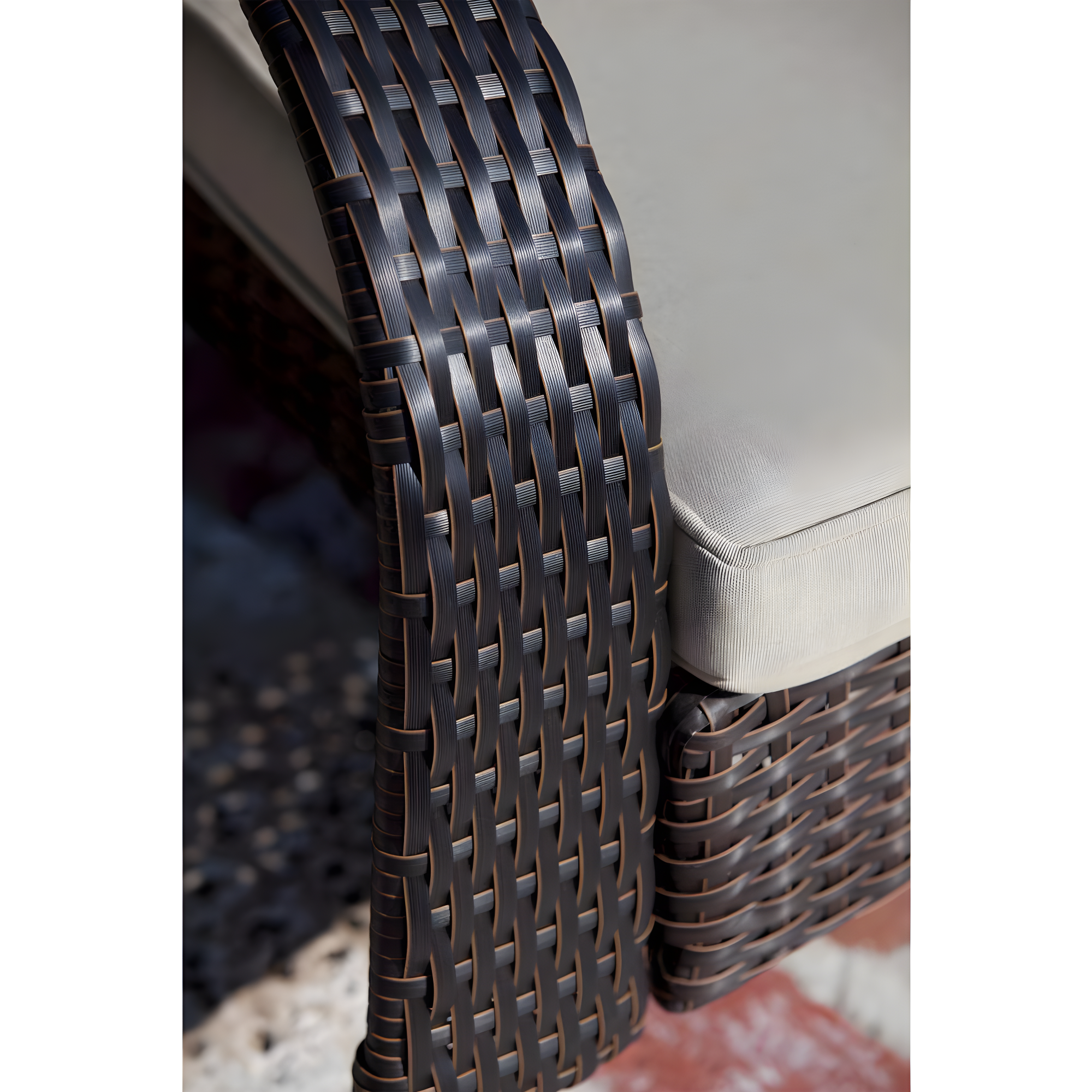 Balkene HomeCoconino Wicker Chair-Finish:Mocha/Beige
