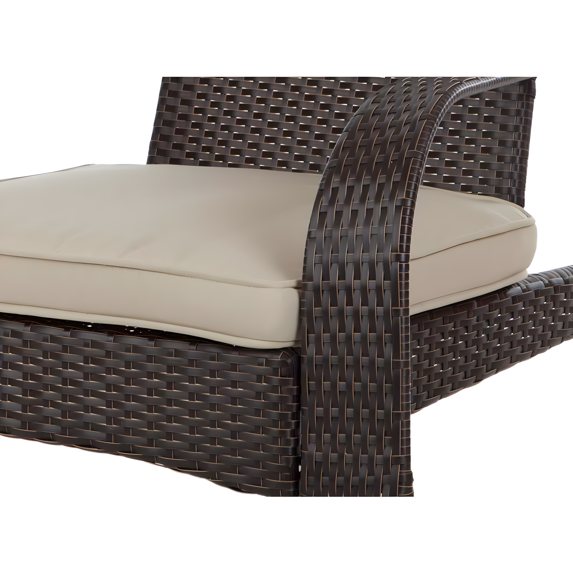 Balkene HomeCoconino Wicker Chair-Finish:Mocha/Beige