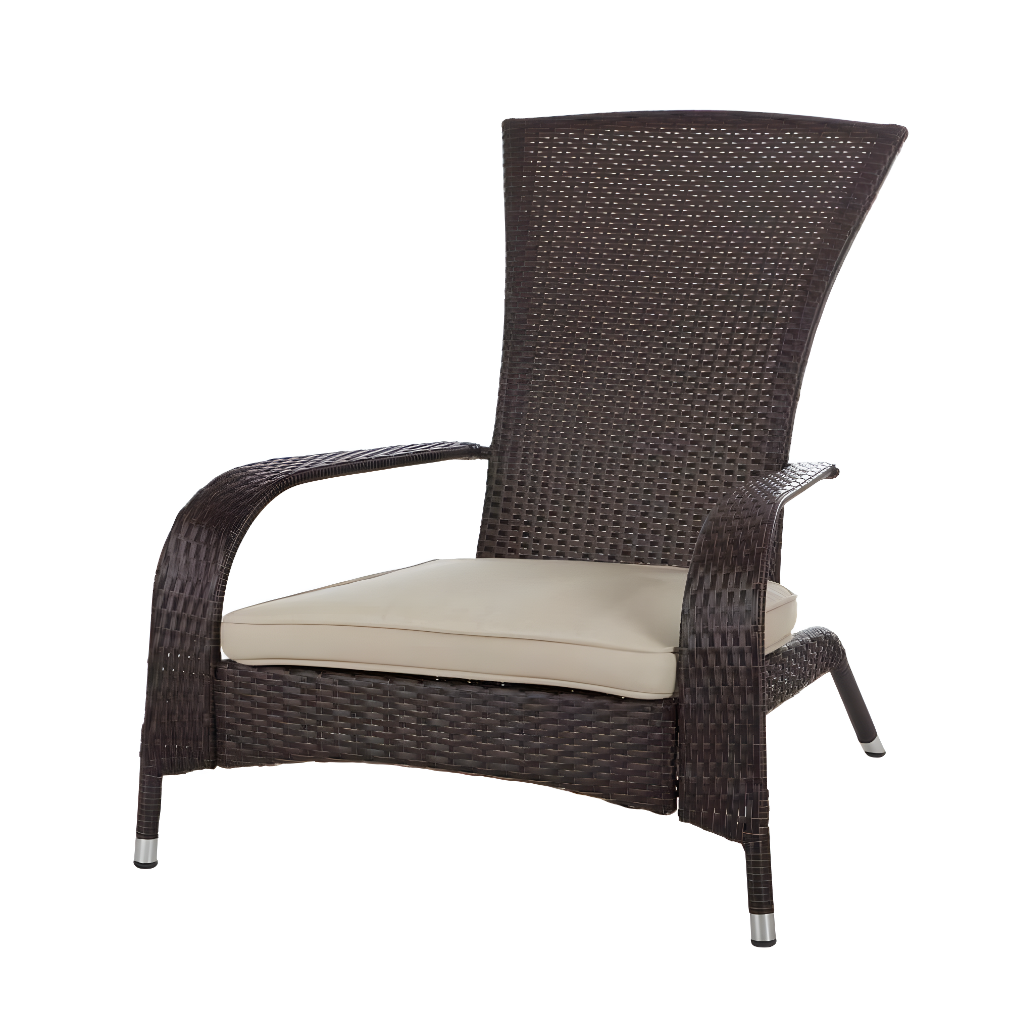 Balkene HomeCoconino Wicker Chair-Finish:Mocha/Beige