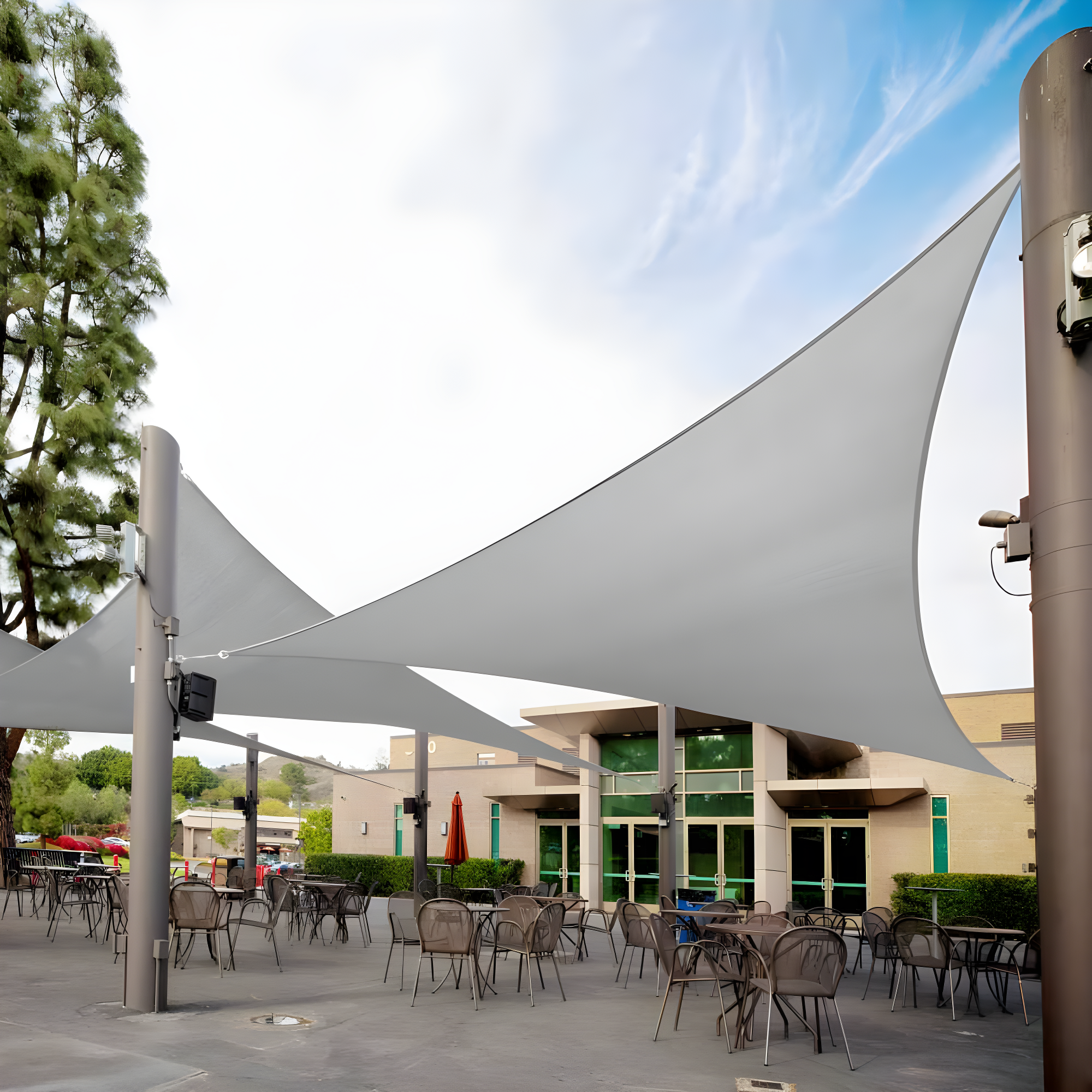 Royal Shade Triangle 200 GSM Sun Shade Sail