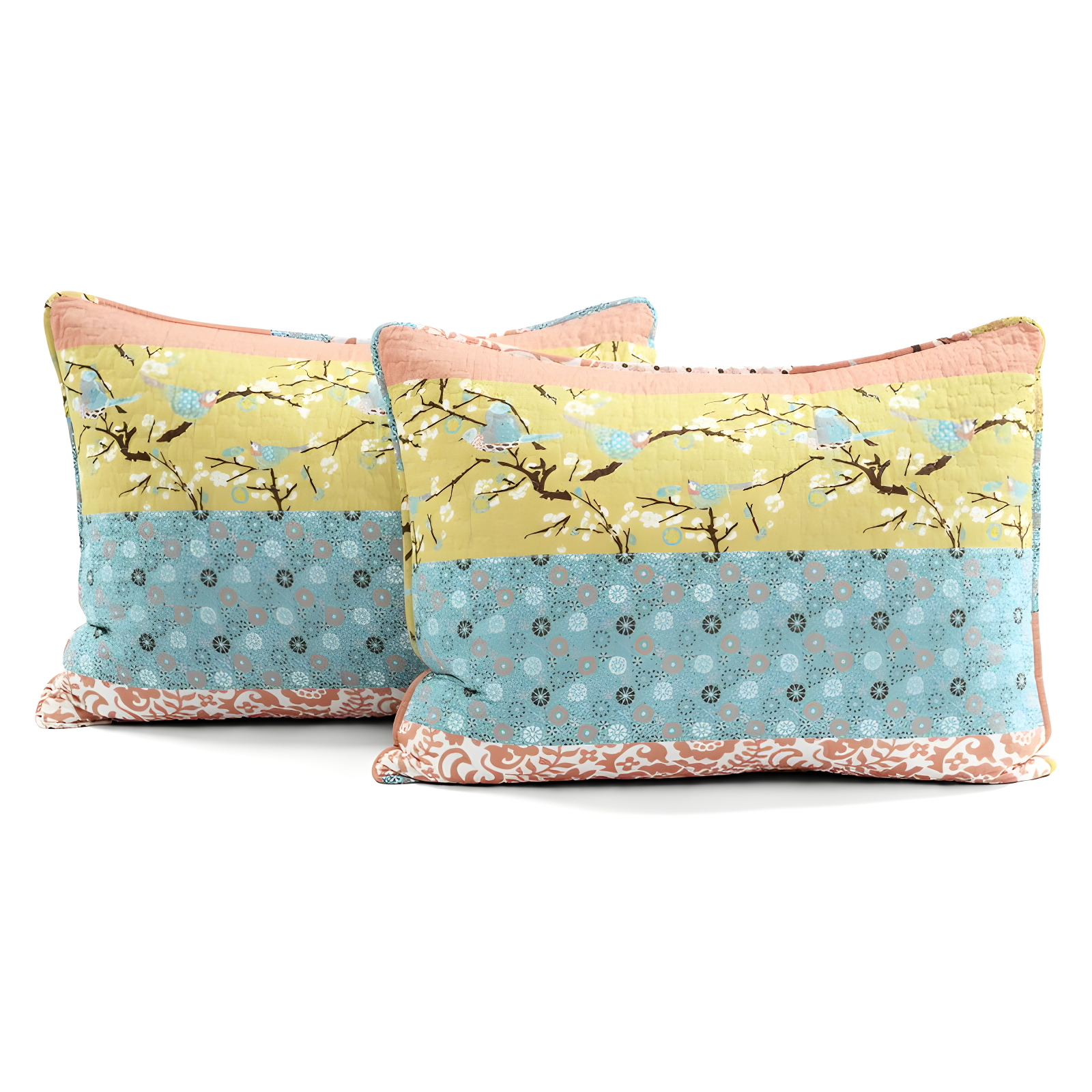 Royal Empire Cotton Reversible 3 Piece Quilt Set