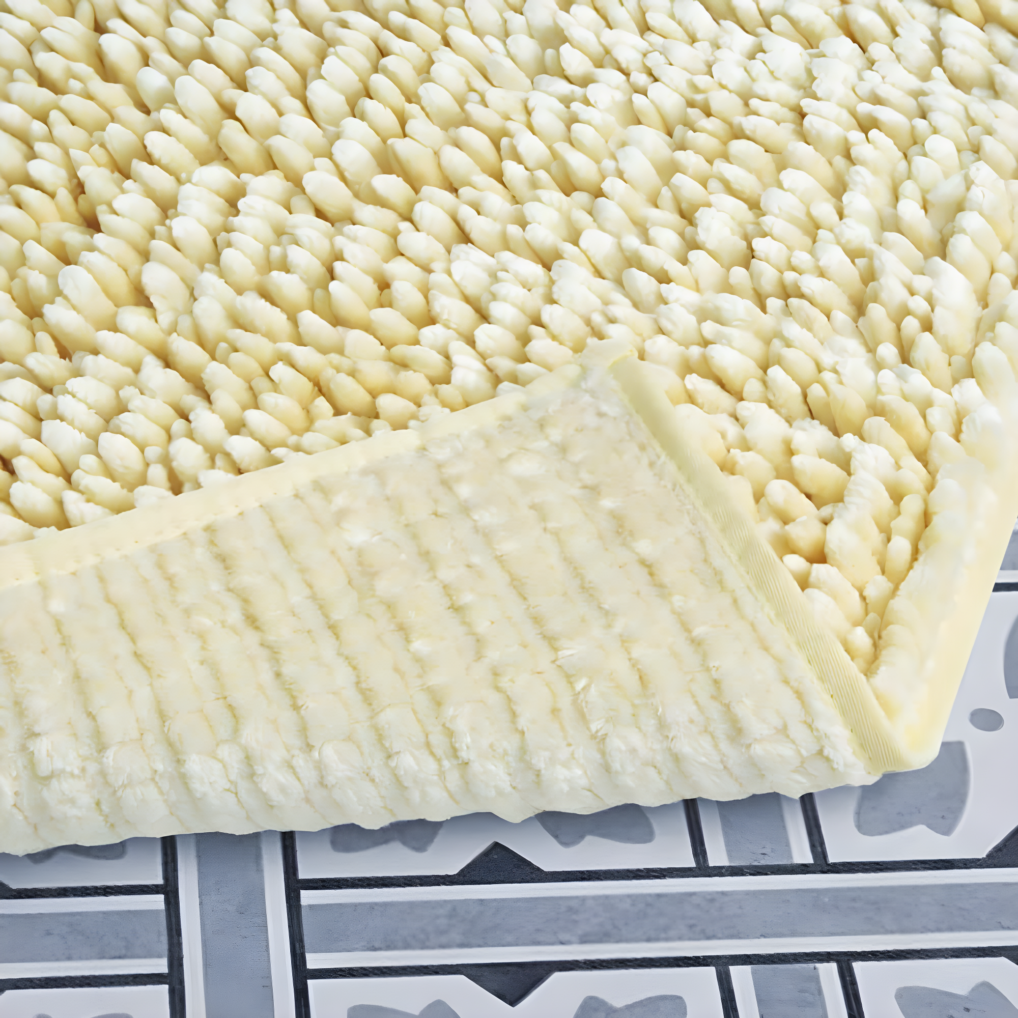Laura Ashley Butter Chenille Bath Rug