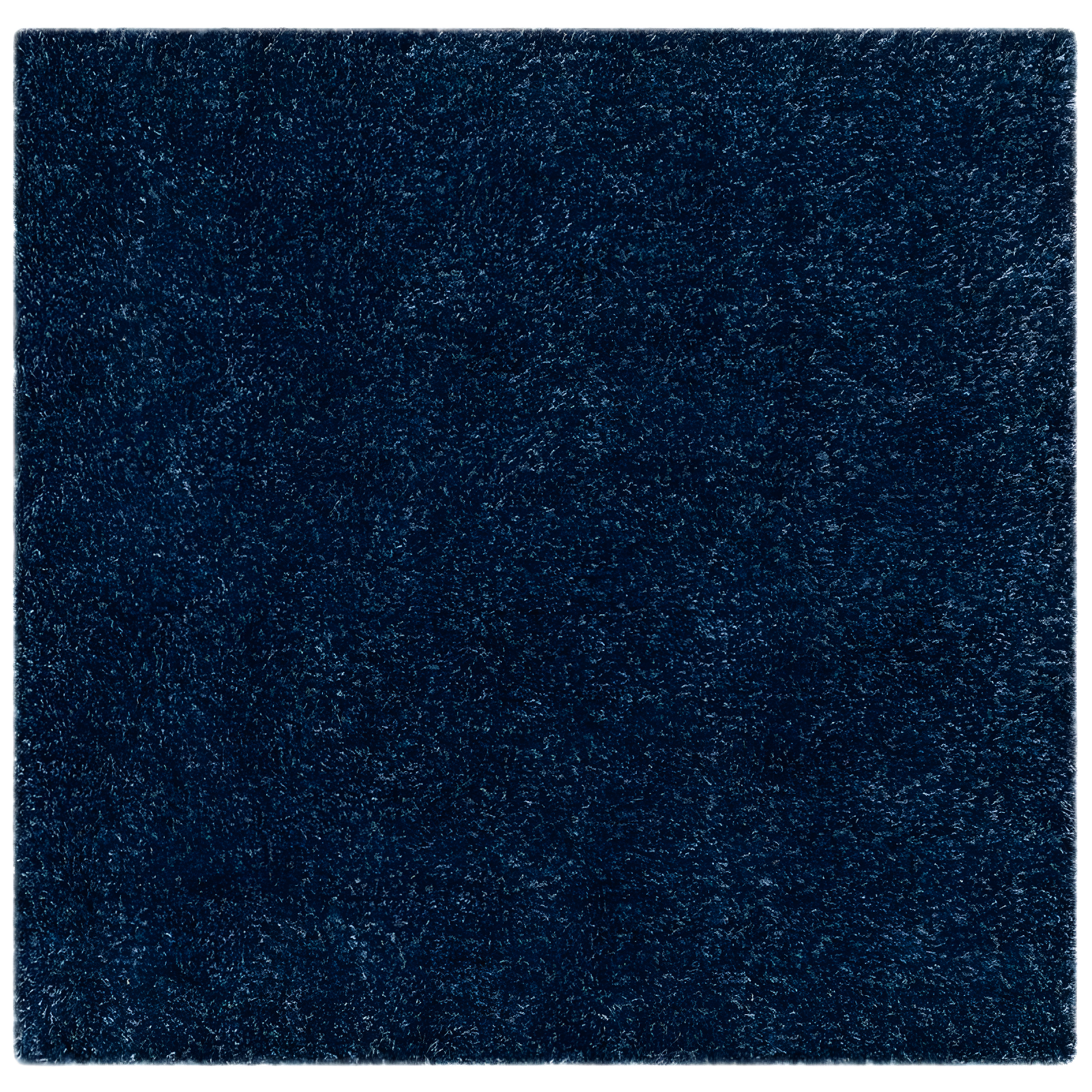 Shag SG151 Power Loomed Indoor Area Rug - Navy - 4'x4' - Safavieh.