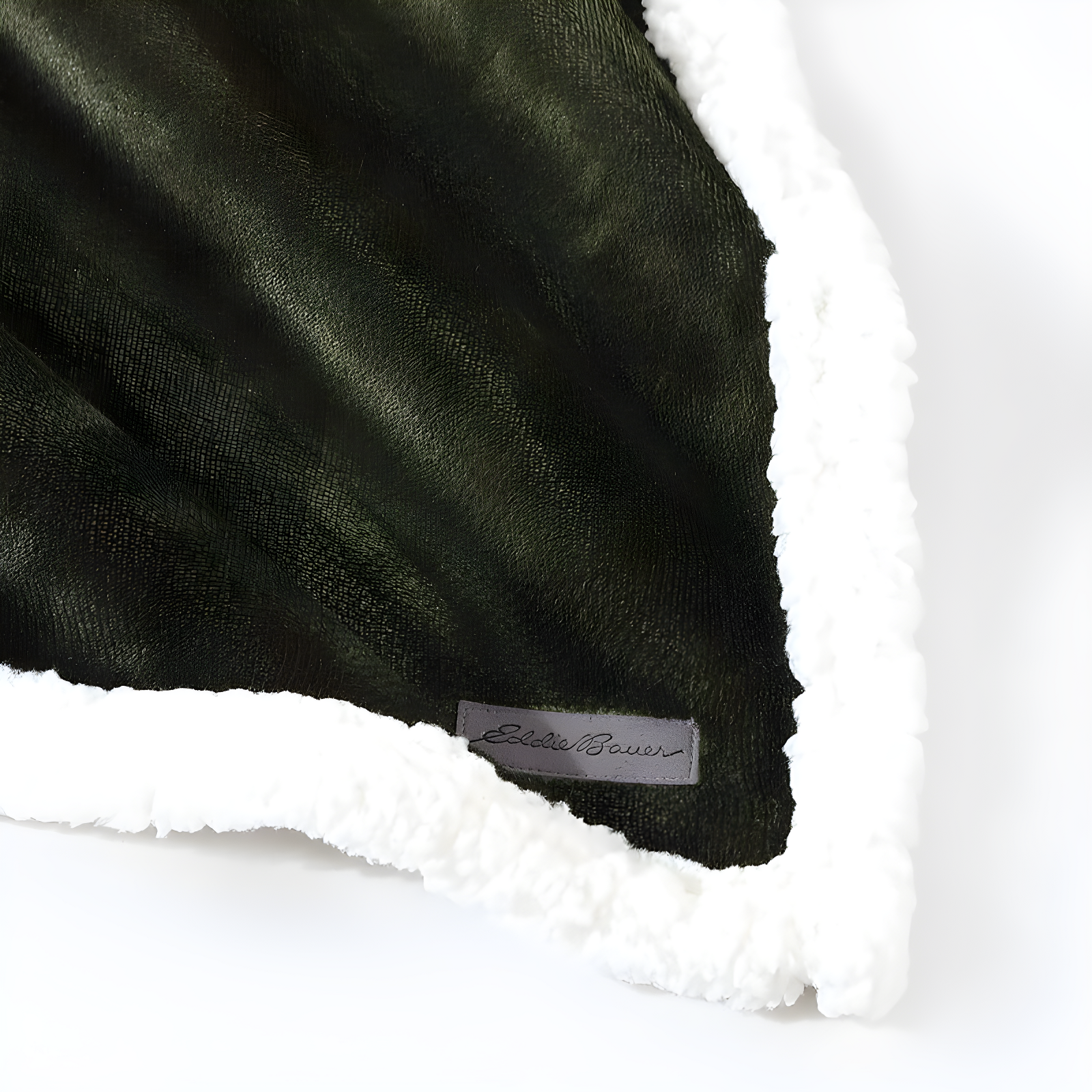 Eddie Bauer Eddie Bauer Plush Plaid Sherpa Reversible Blanket