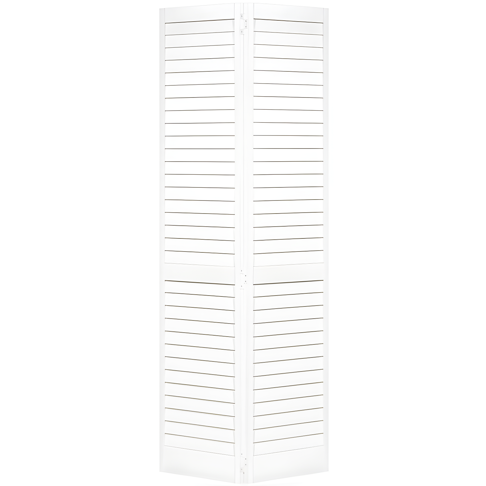 Kimberly Bay Louvered Wood Painted Plantation Bi-Fold Door