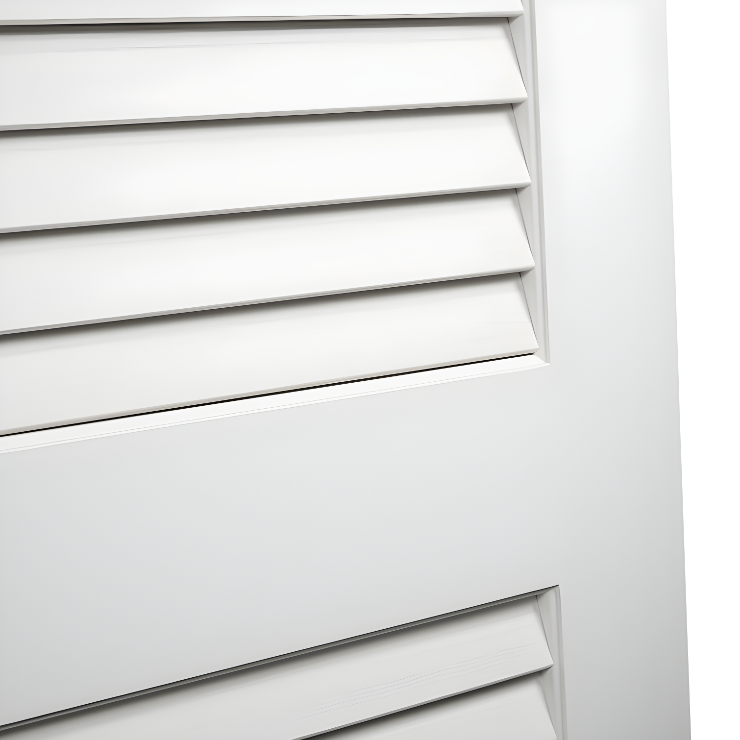 Kimberly Bay Louvered Wood Painted Plantation Bi-Fold Door