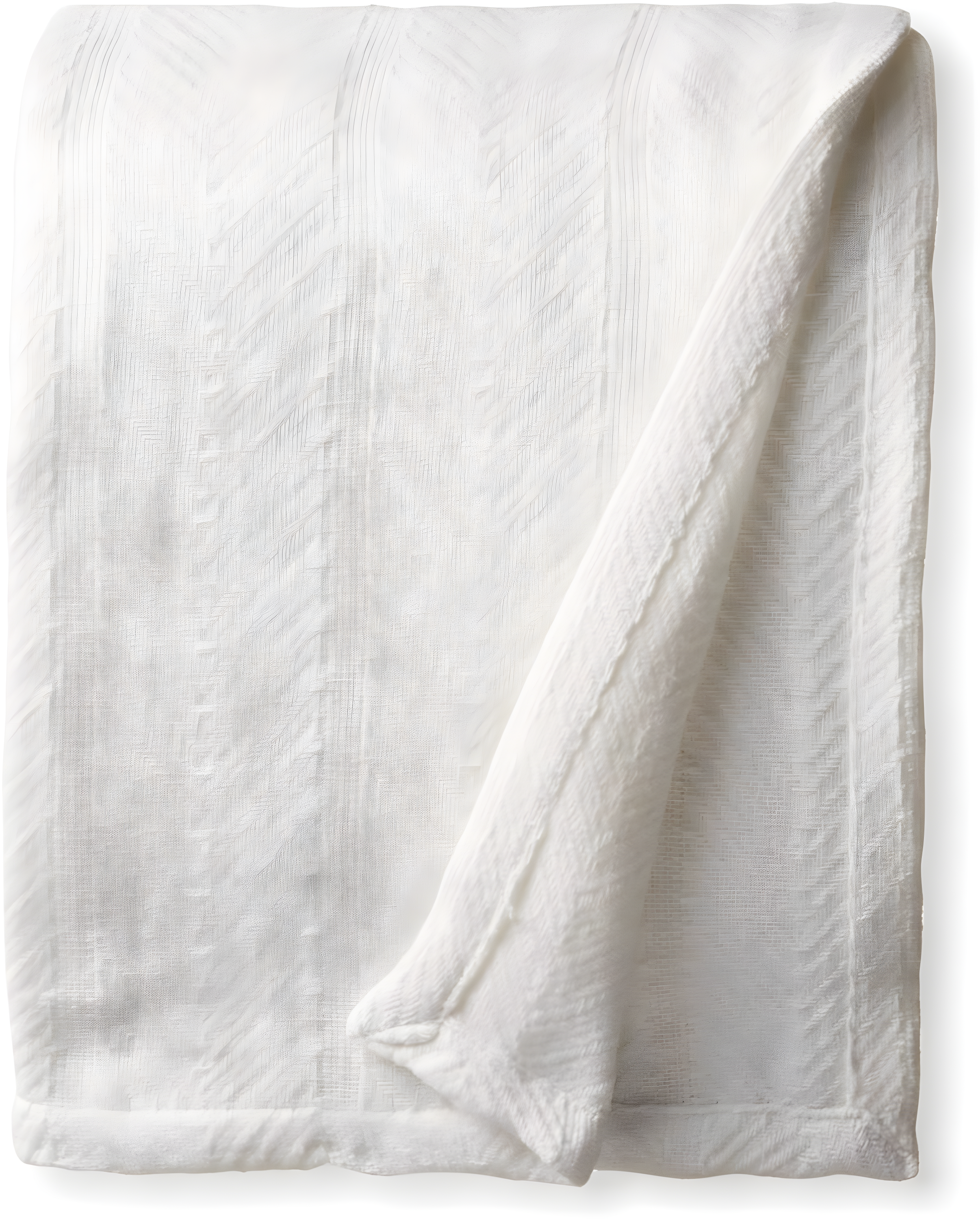 Eddie Bauer Herringbone Cotton Reversible Blanket