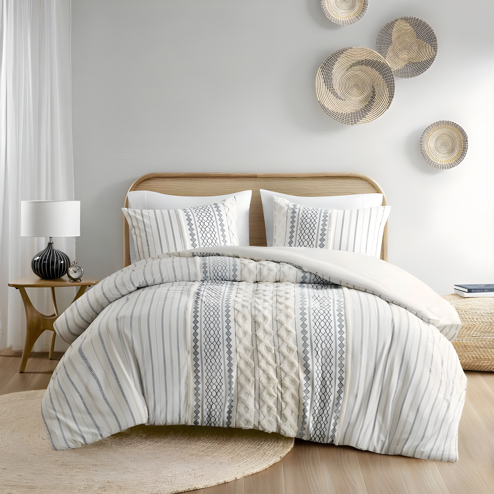INK+IVY Imani Cotton Printed Comforter Set