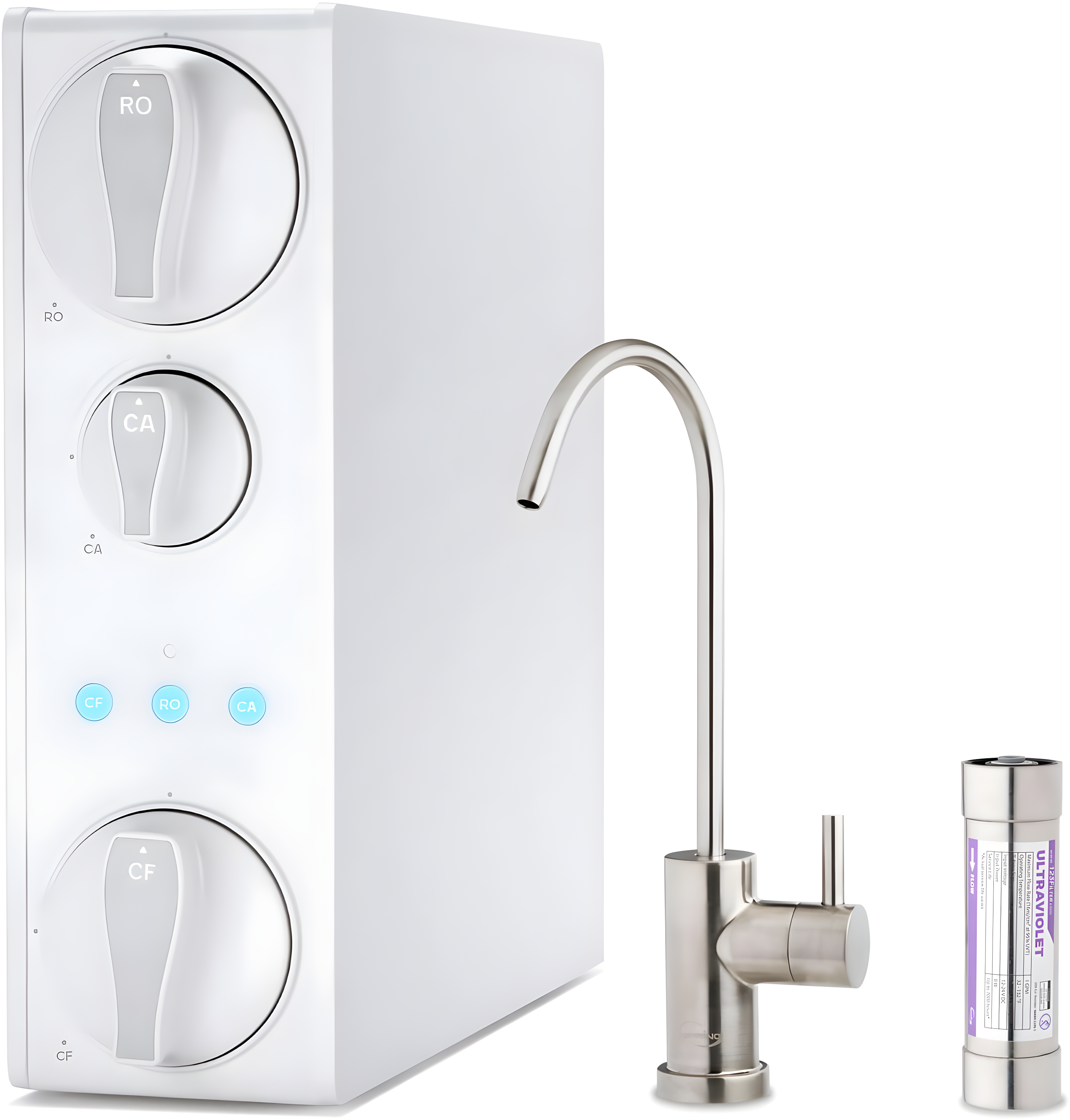 iSpring Tankless Reverse Osmosis Water Filtration System with Natural pH Alkaline Re