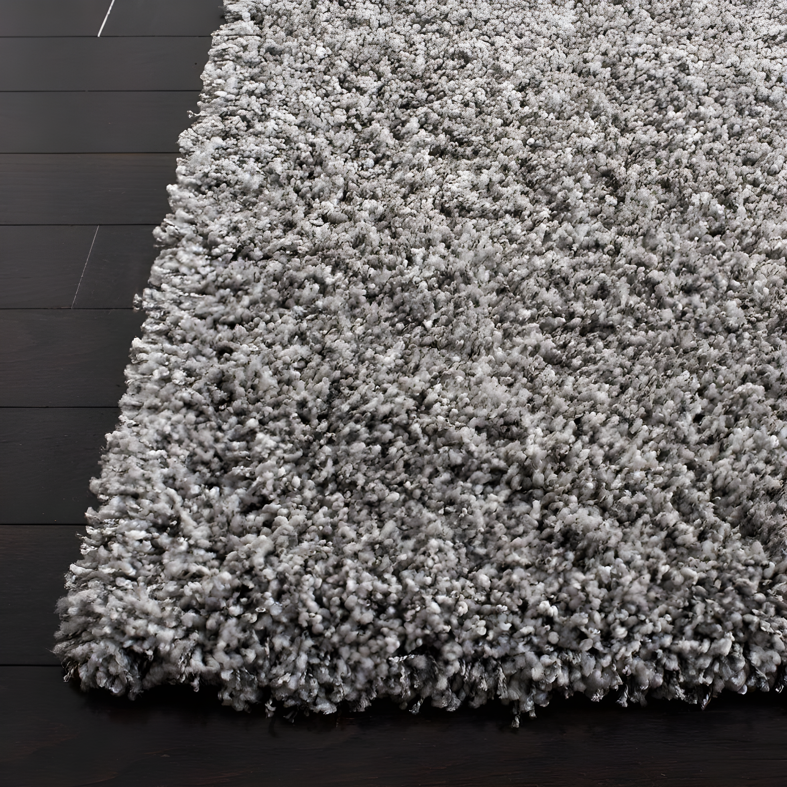 Shag SG151 Power Loomed Indoor Area Rug - Silver - 5'3"x7'6" - Safavieh.