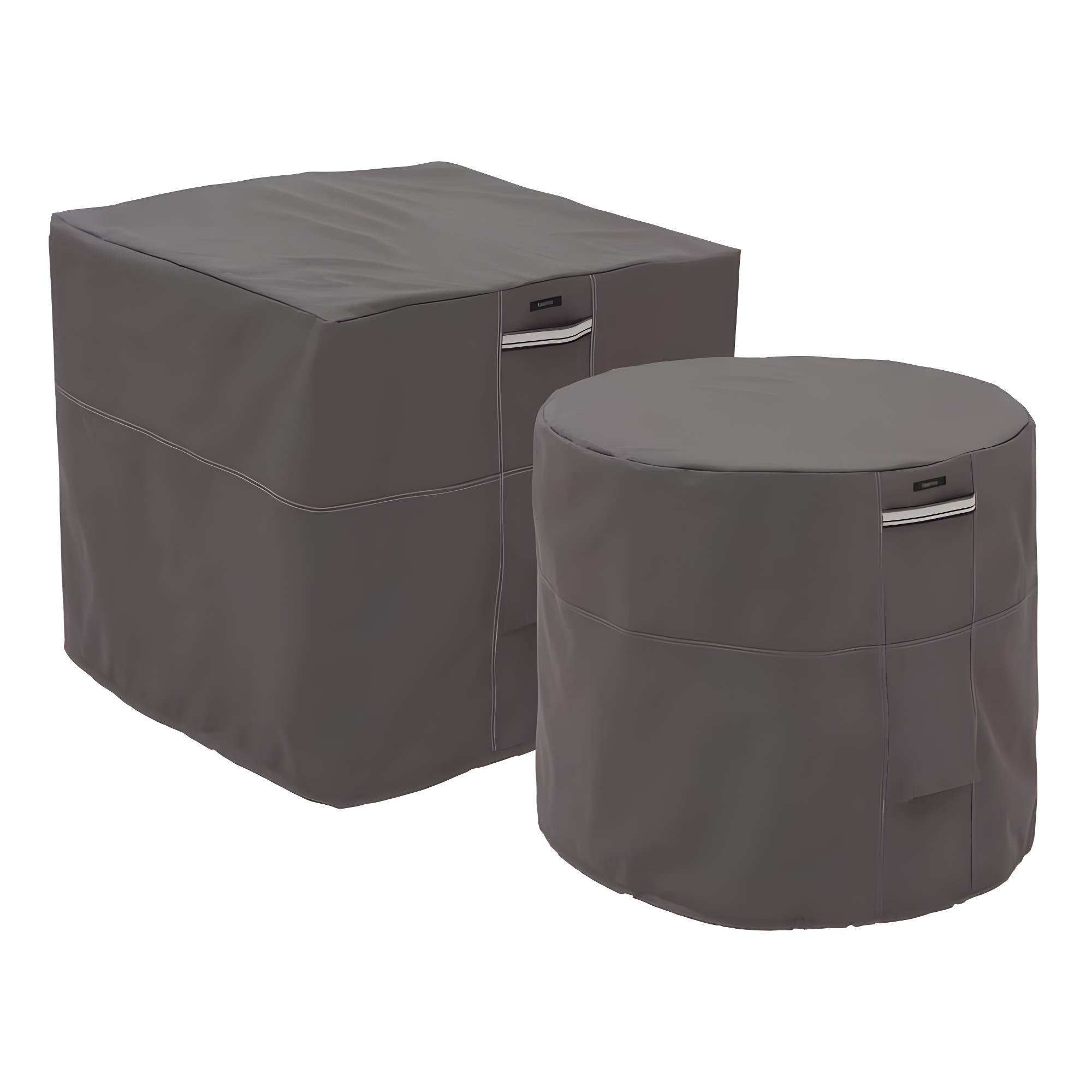 Classic Accessories Ravenna Air Conditioner Cover, Square-Color:Taupe,Shape:Square