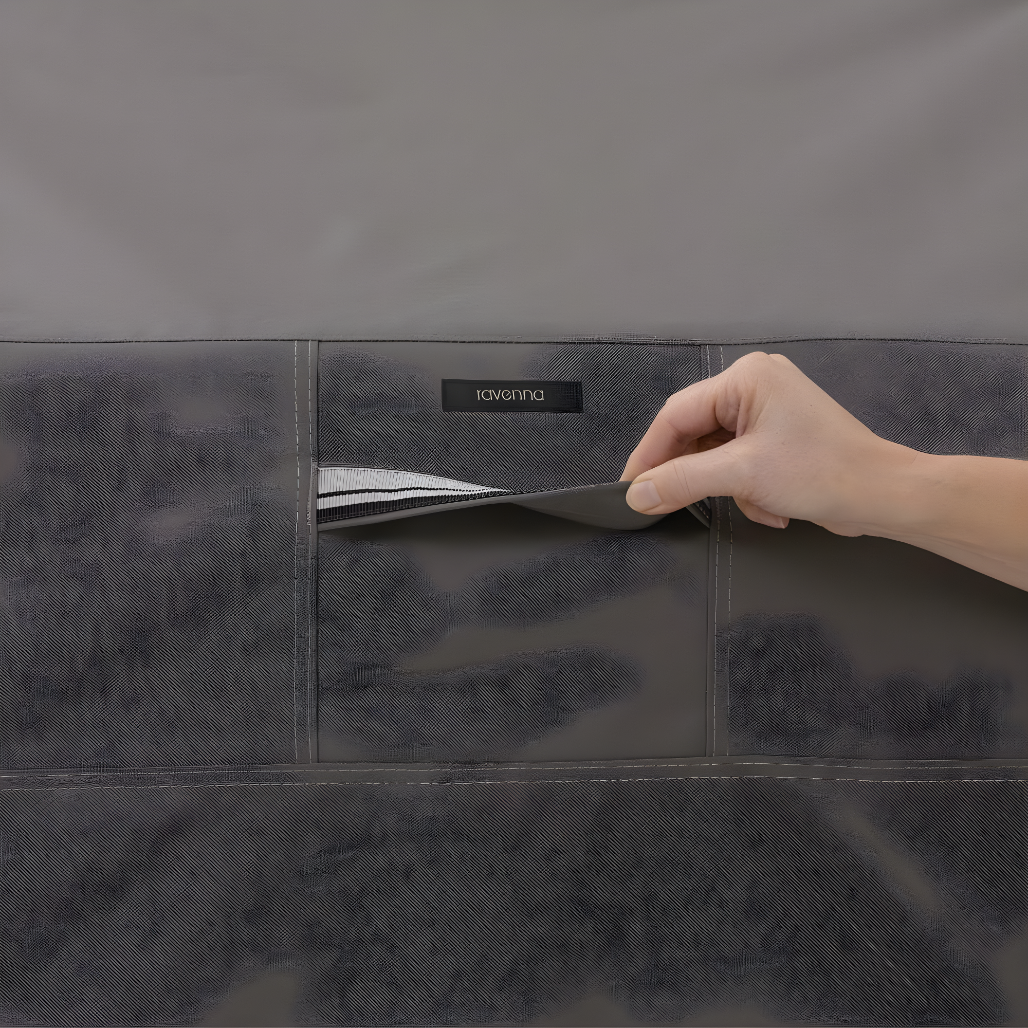 Classic Accessories Ravenna Air Conditioner Cover, Square-Color:Taupe,Shape:Square