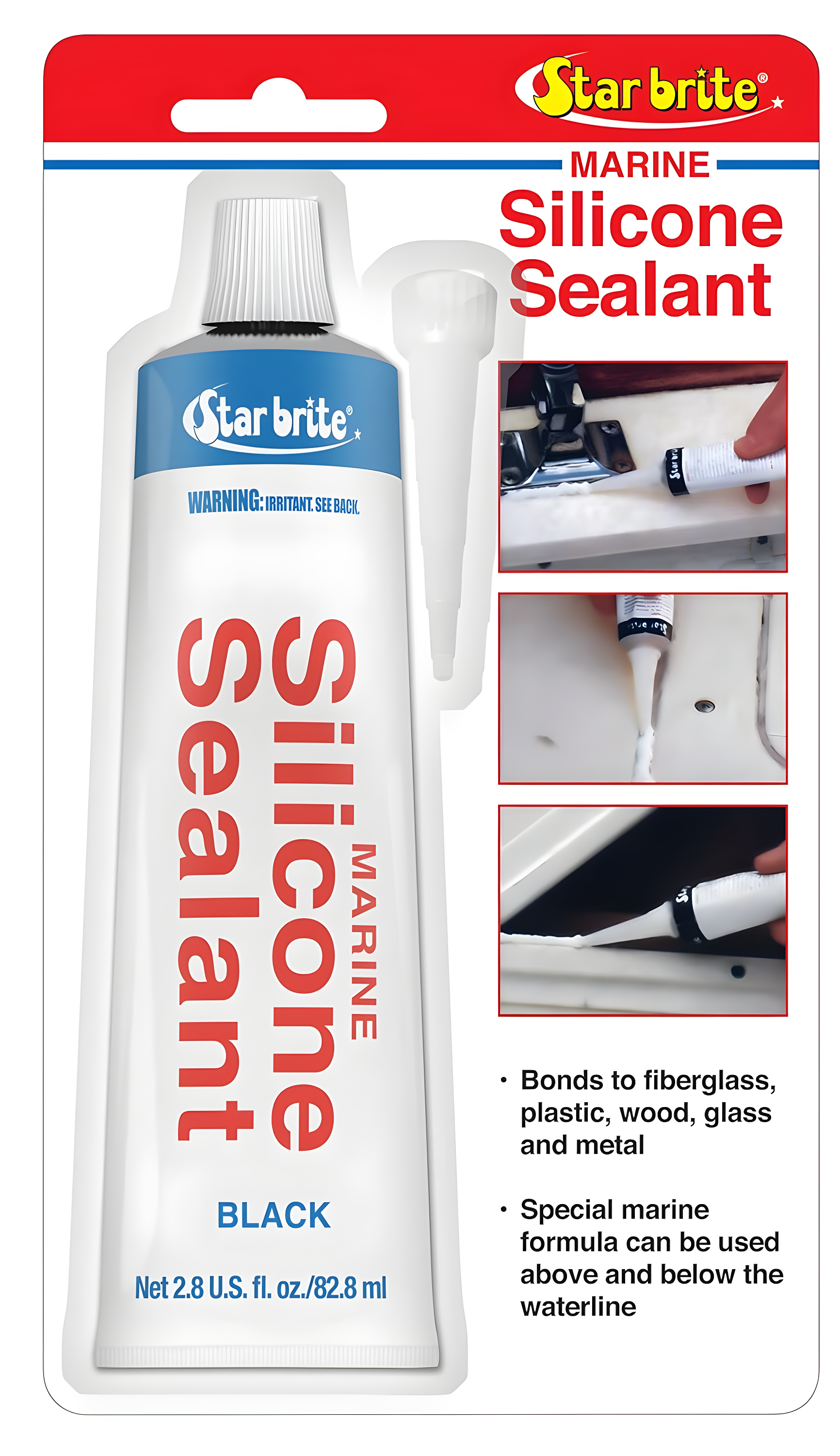 Star Brite  82103; Silicone Sealant Black 100Ml