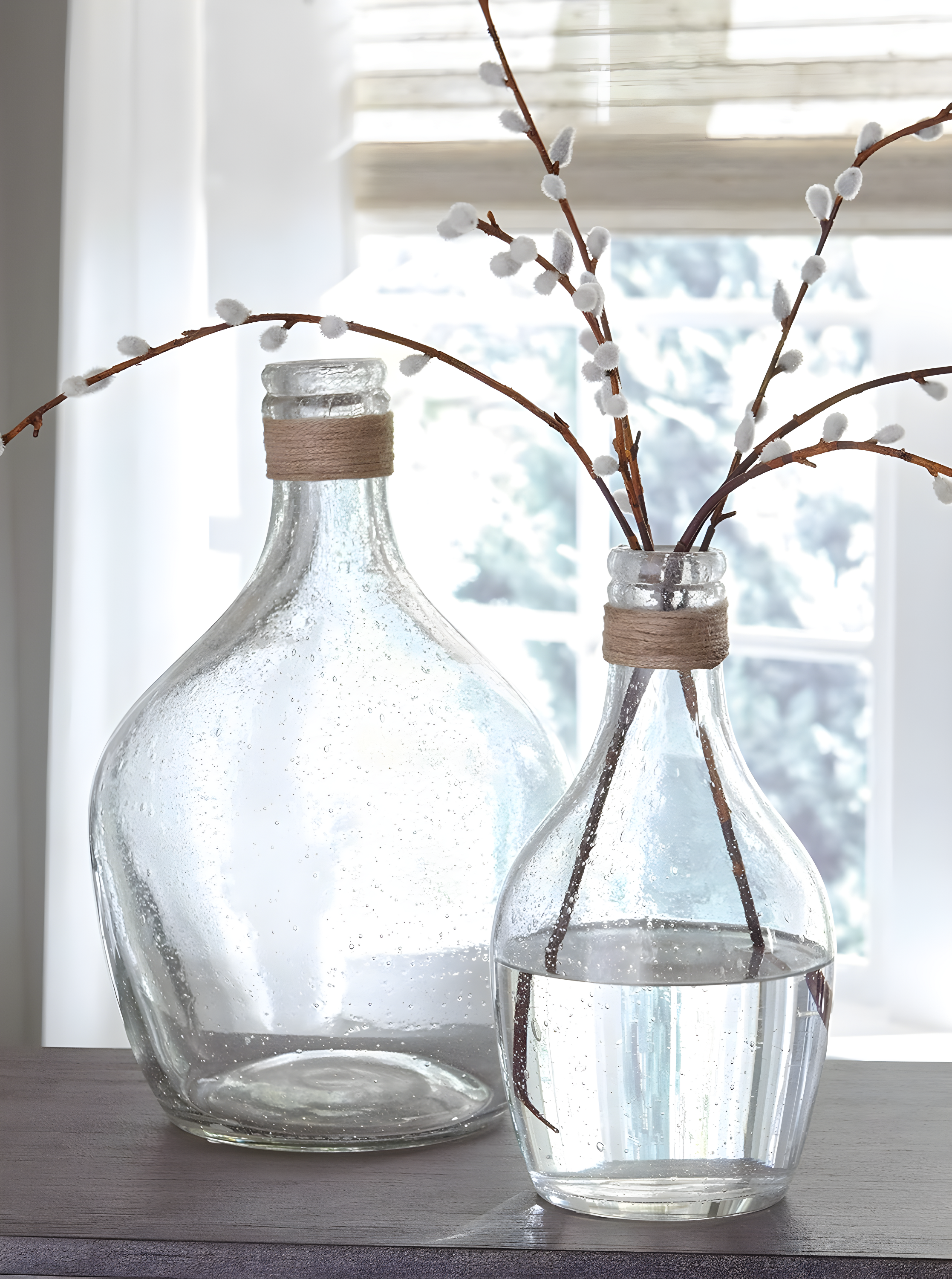 Ornate Home Glass Table Vase