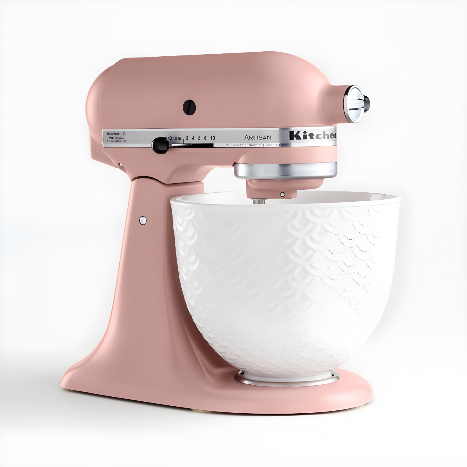 KitchenAid ® Stand Mixer Mermaid Lace White 5-Qt. Ceramic Mixing Bowl