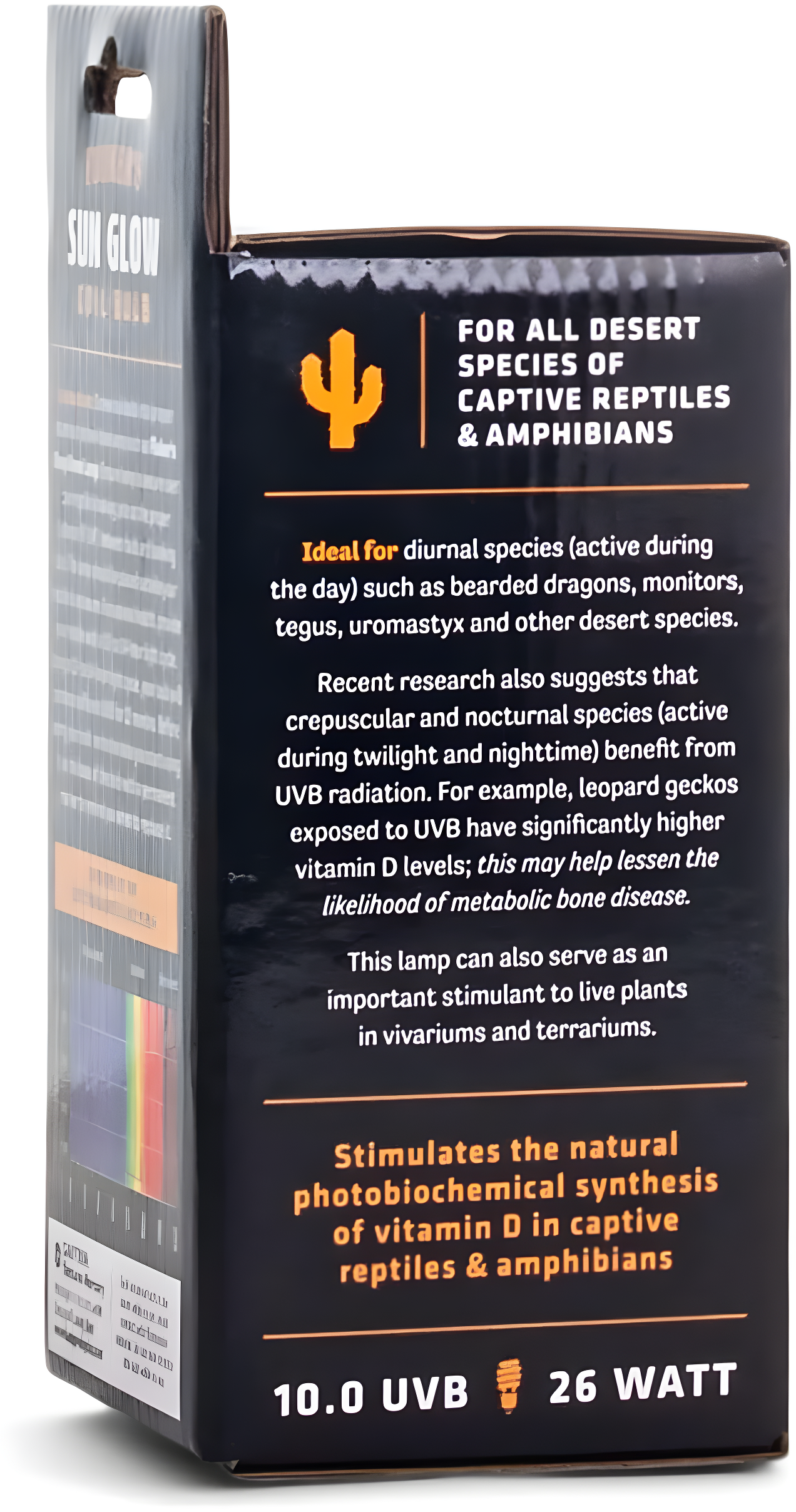 Flukers  26 watt Sun Glow Coil Bulb Desert 10.0 UVB