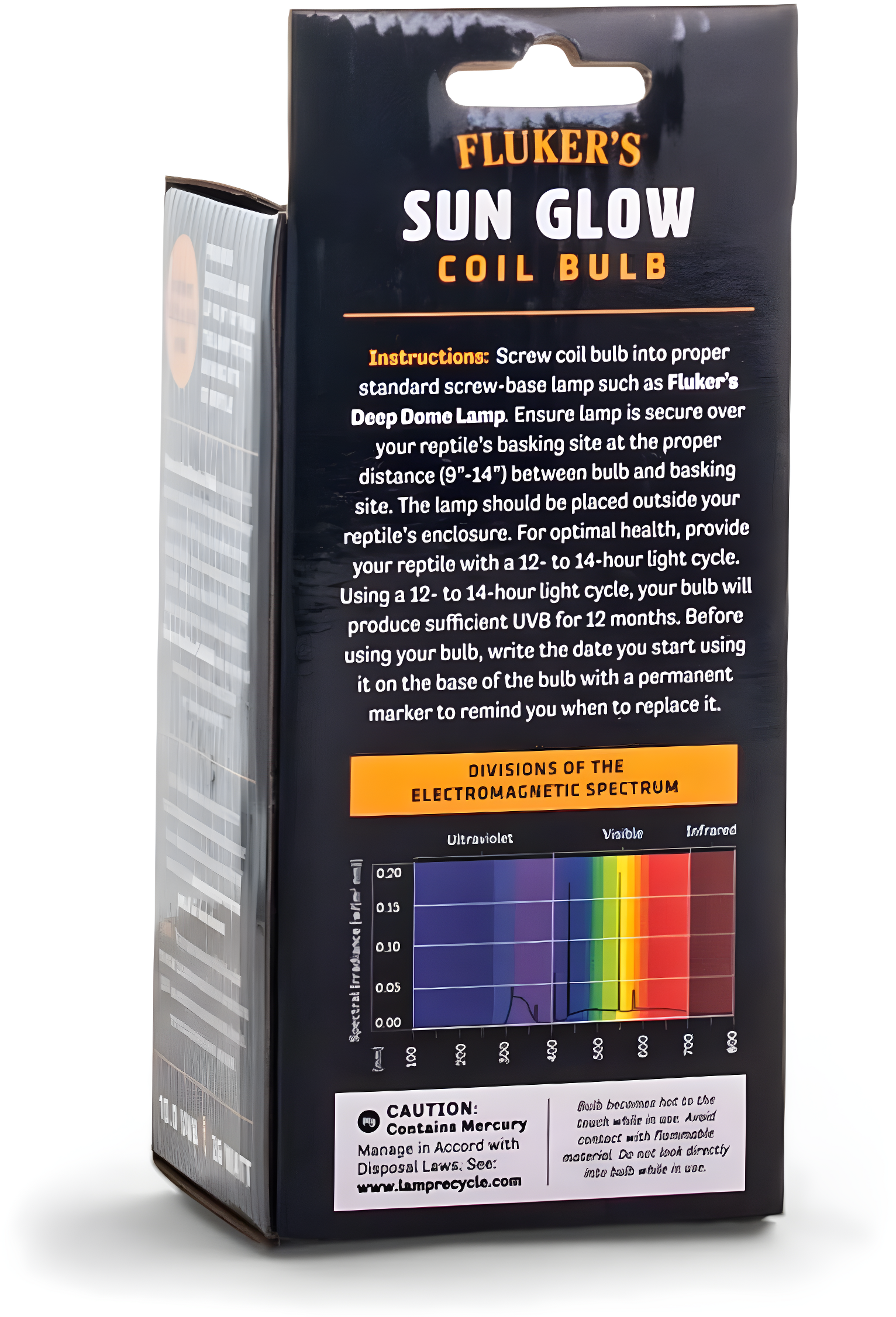Flukers  26 watt Sun Glow Coil Bulb Desert 10.0 UVB