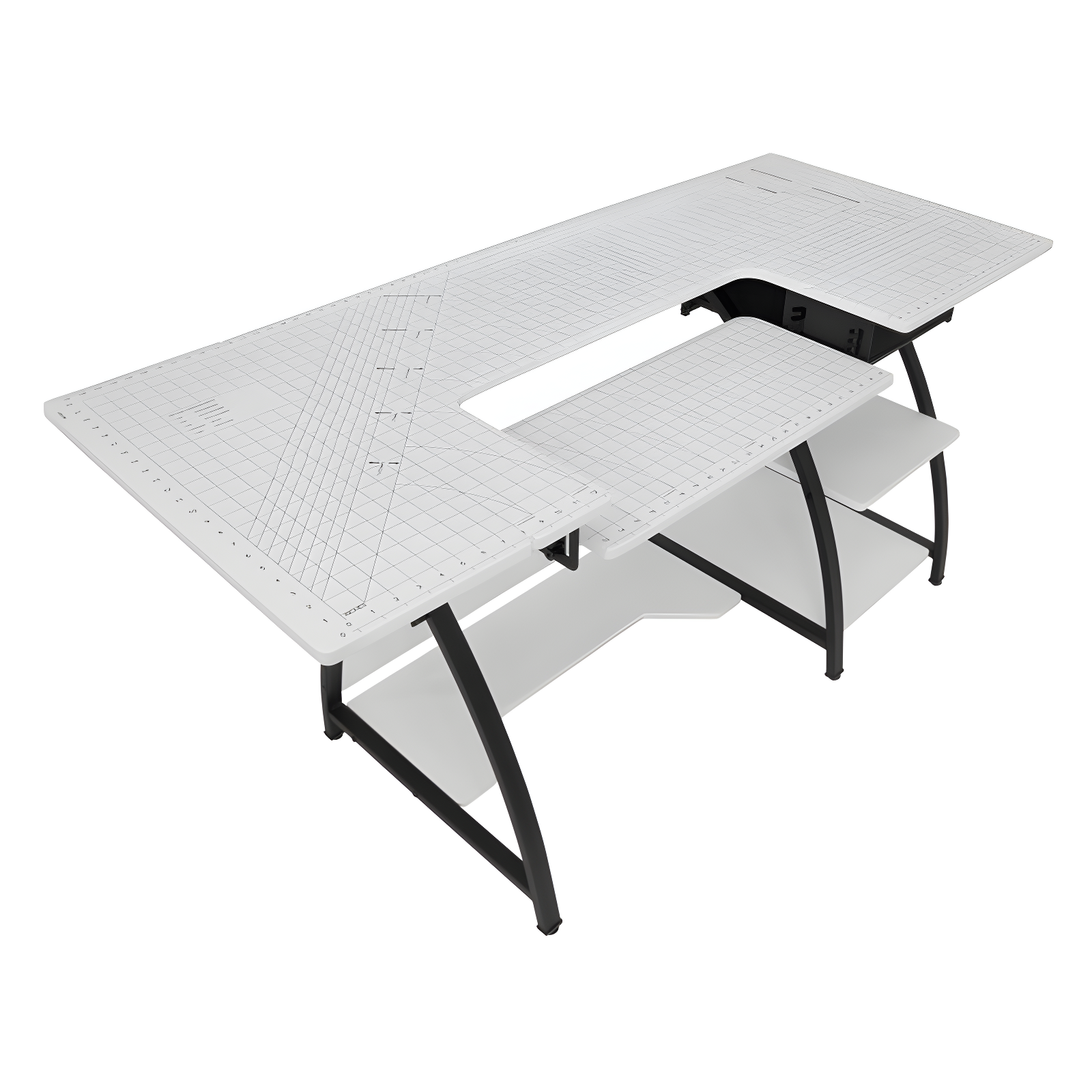 47.25'' x 23.5'' Sewing Table with Sewing Machine Platform