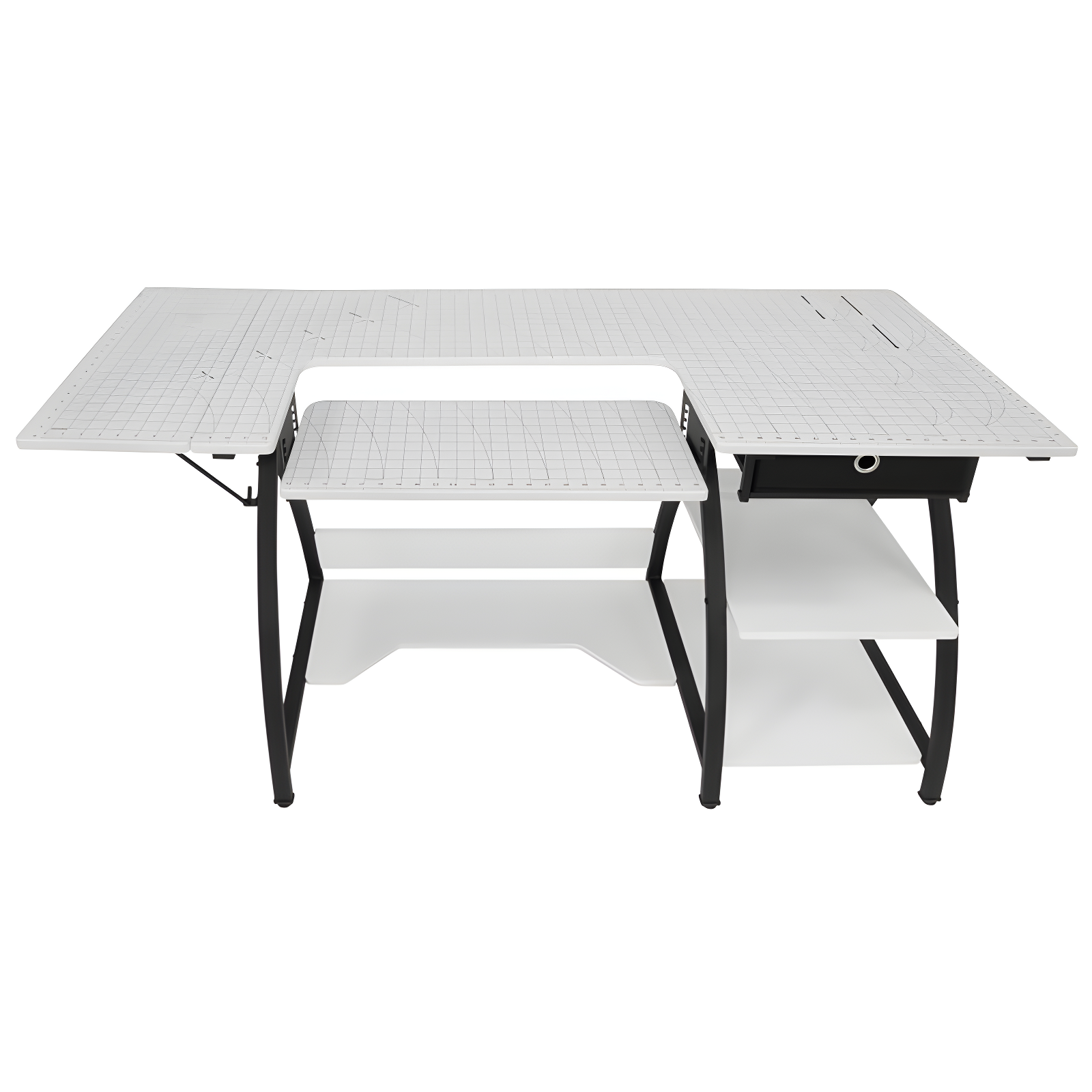 47.25'' x 23.5'' Sewing Table with Sewing Machine Platform