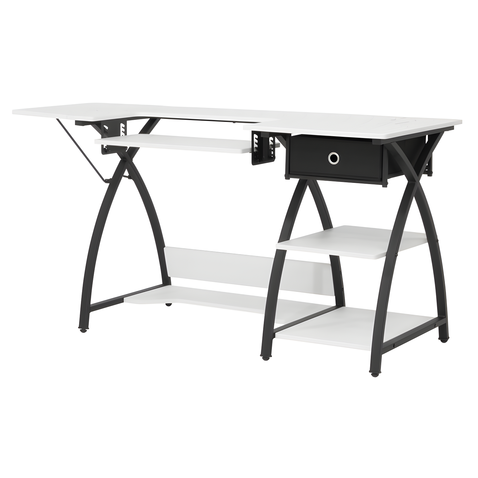 47.25'' x 23.5'' Sewing Table with Sewing Machine Platform