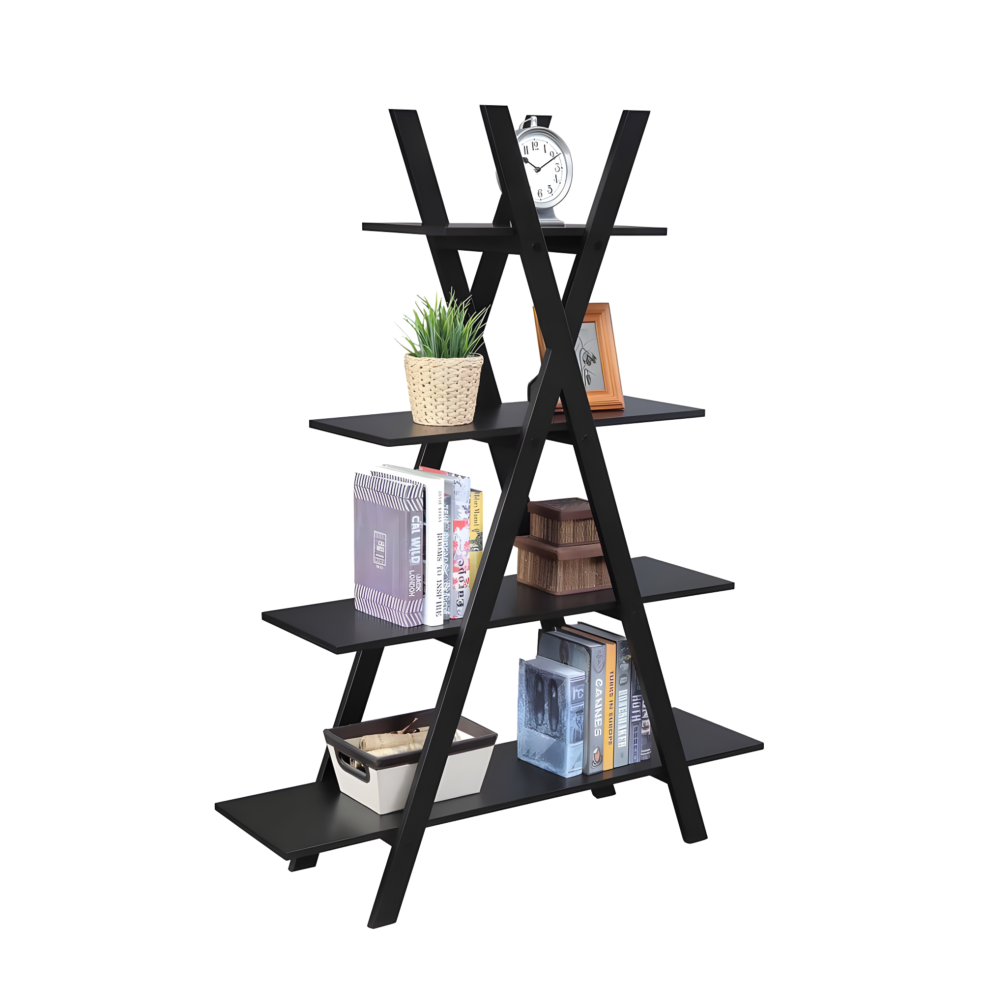 Convenience Concepts Oxford "A" Frame Bookshelf, Multiple Finishes