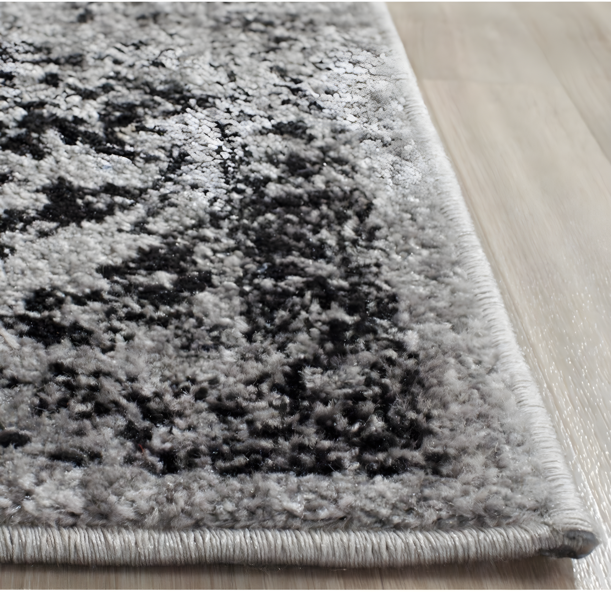Adirondack ADR109 Machine Made Indoor Accent Rug - Grey/Black - 3'x5' - Safavieh