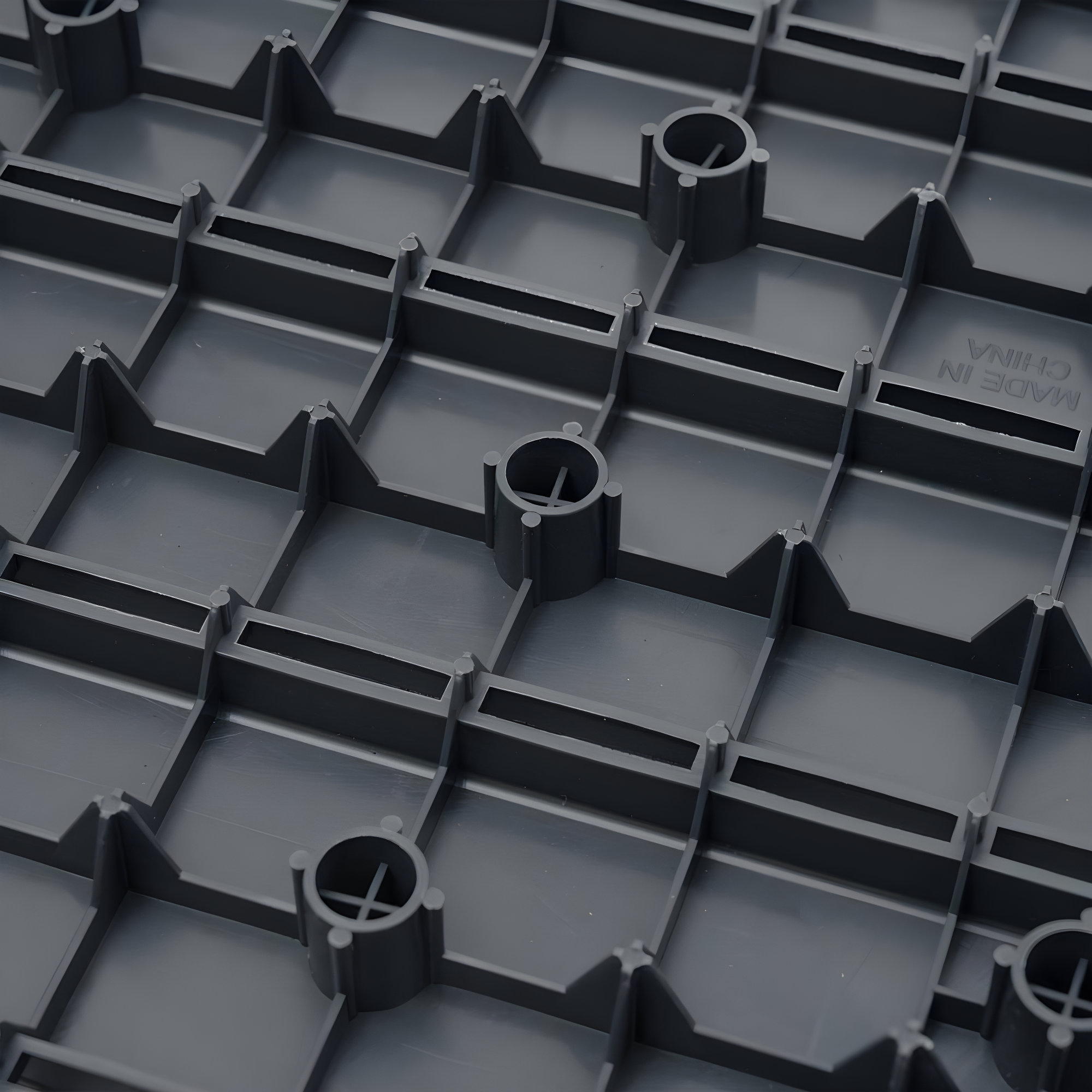 LoLado 44 Pack Patio Deck Tiles,12"x12" Square Waterproof Outdoor All Weather Use, Plastic Interlocking Deck Tiles for Poolside Balcony Backyard, Grey