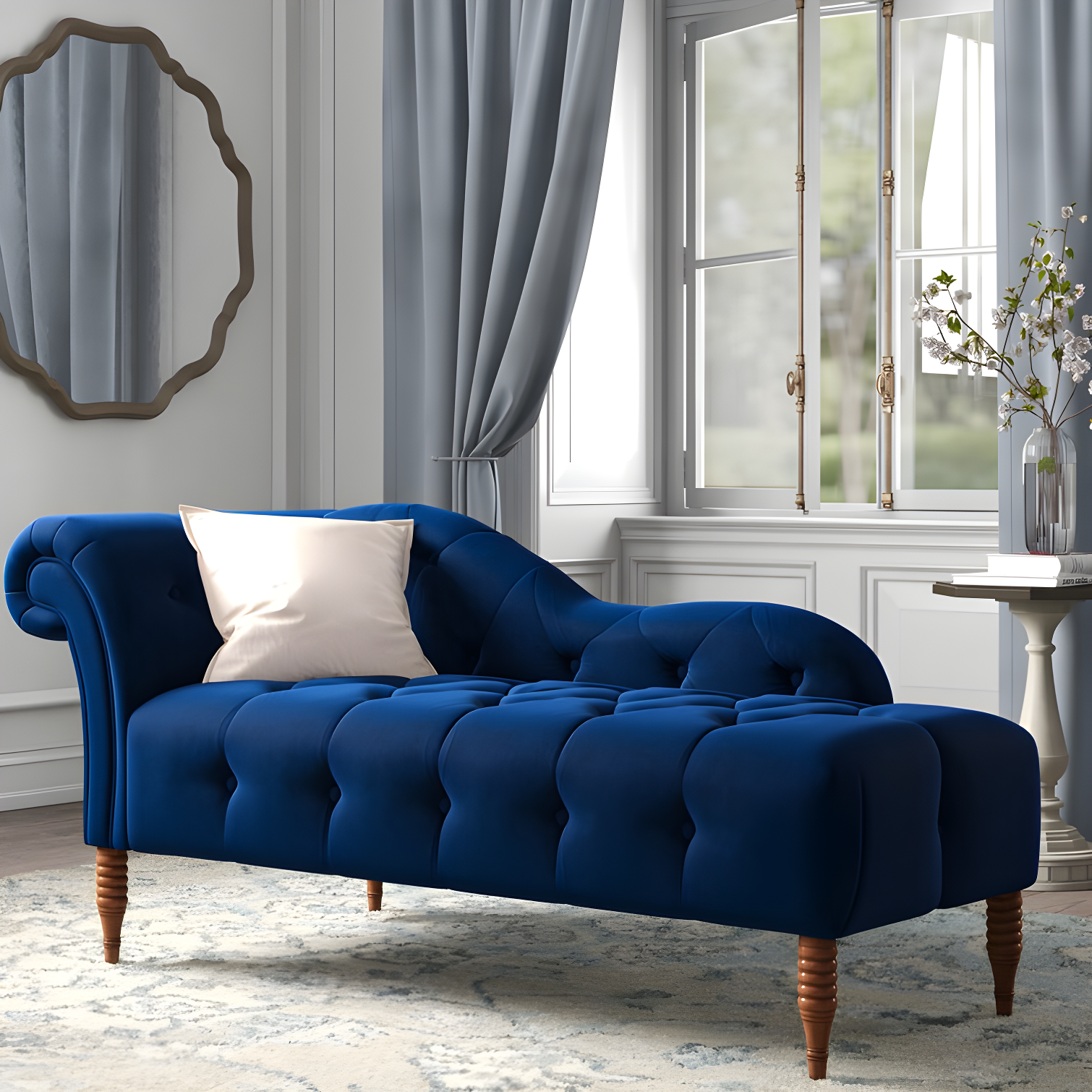 Samuel Upholstered Chaise Lounge