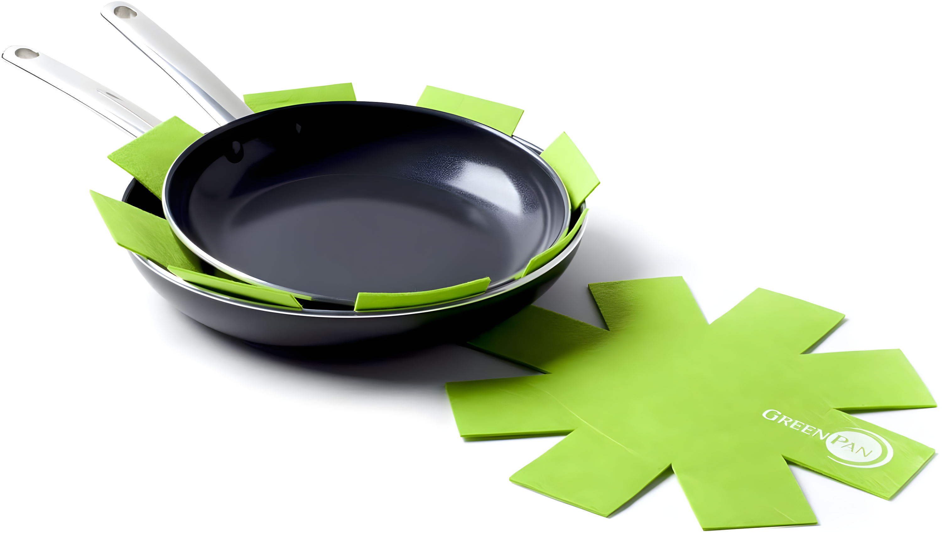 Black Felt Pan Protectors Set of 3