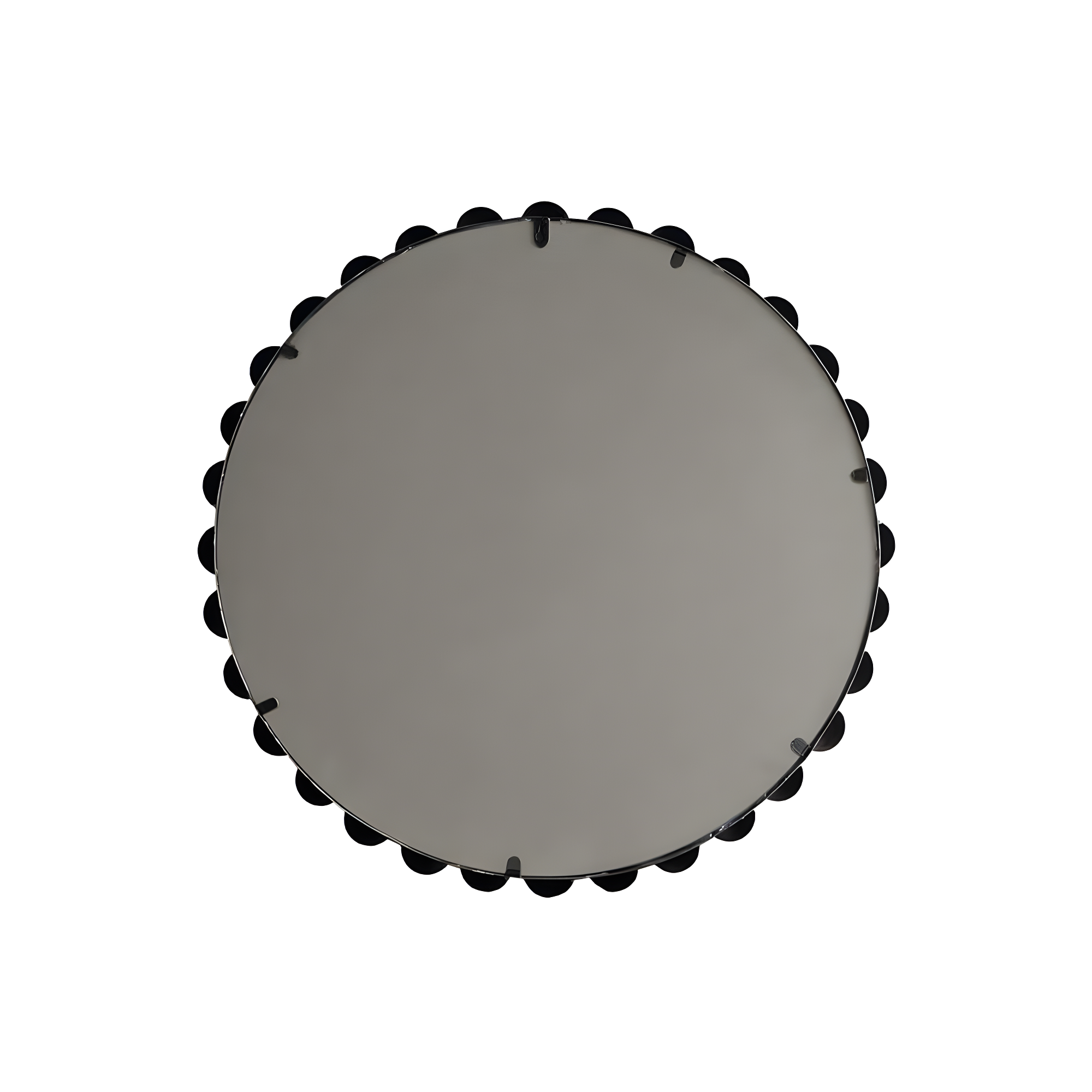 Marlowe Beaded Round Metal Wall Mirror
