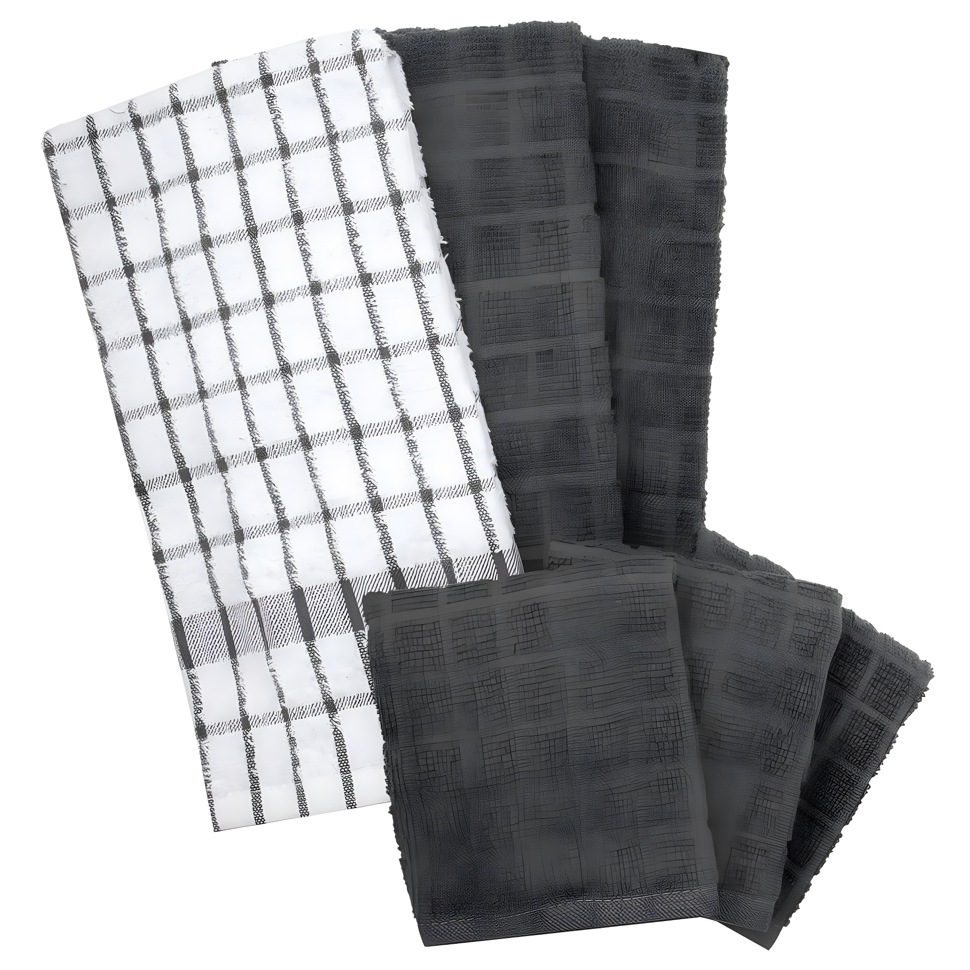 Cotton Plaid Kitchen Towel Linen Set