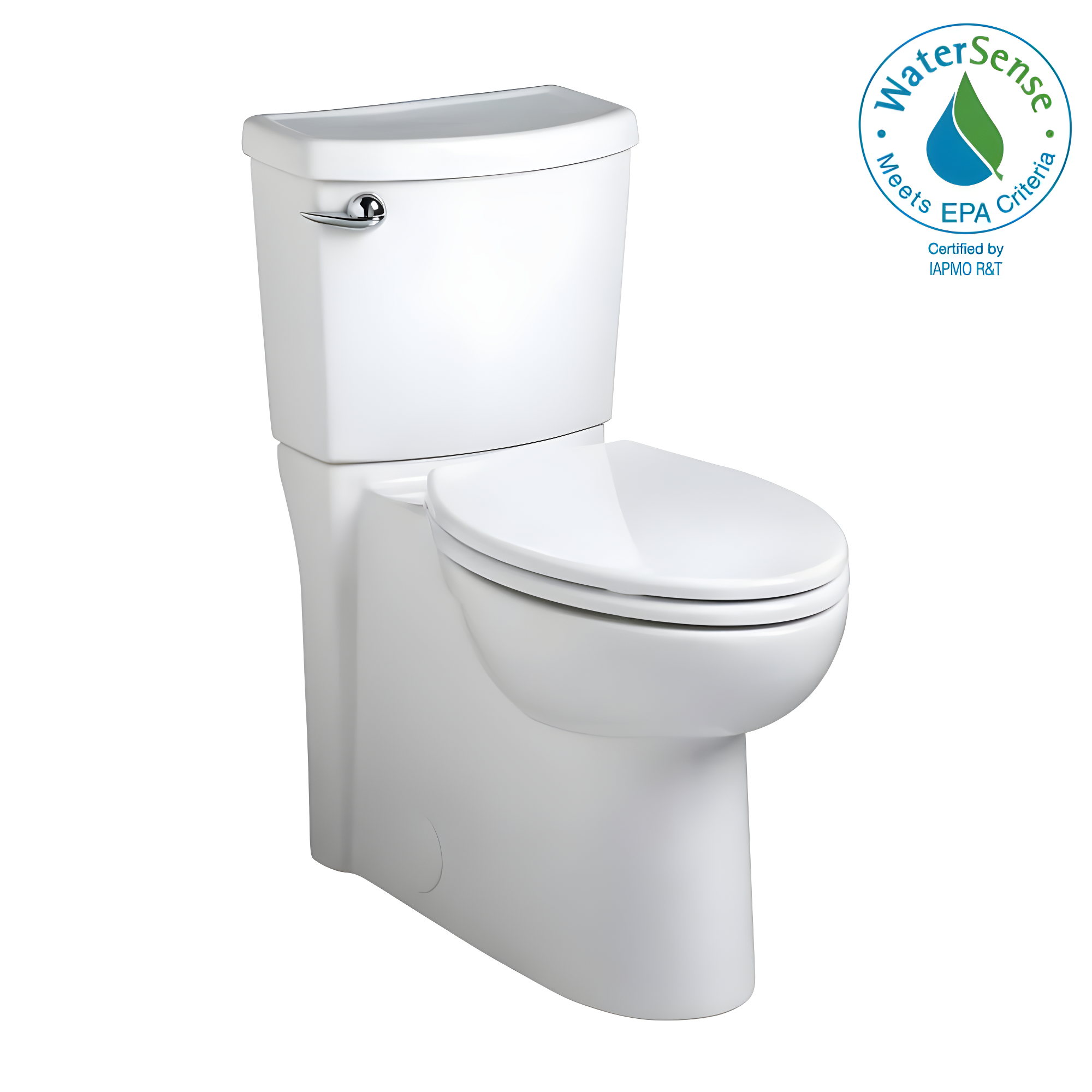 American Standard Cadet 1.28 Gallons GPF Elongated Comfort Height Floor Mounted Two-Piece Toilet (Seat Included)