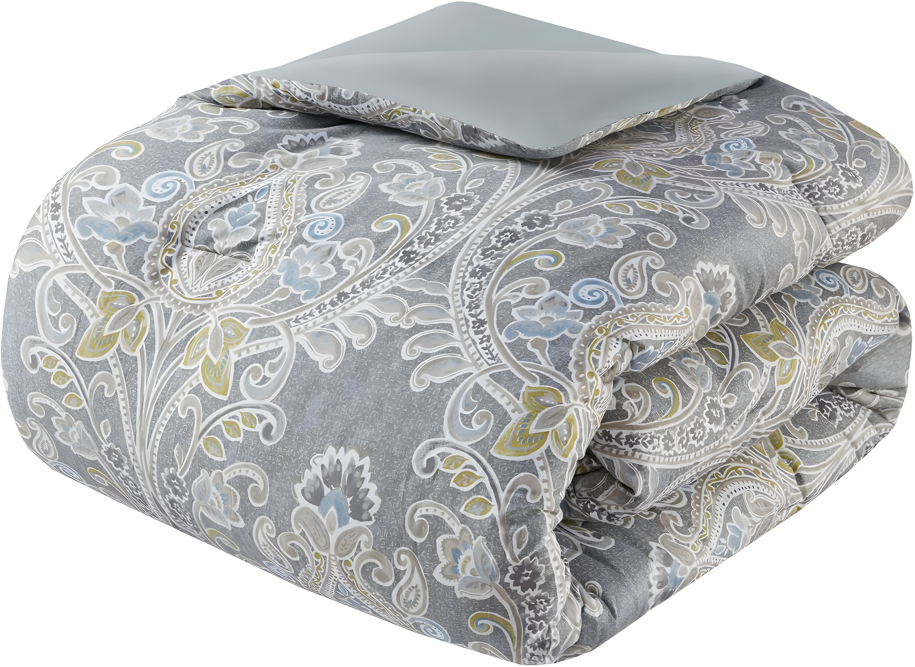 Hallie Gray Traditional 6 Piece 100% Cotton Comforter Set