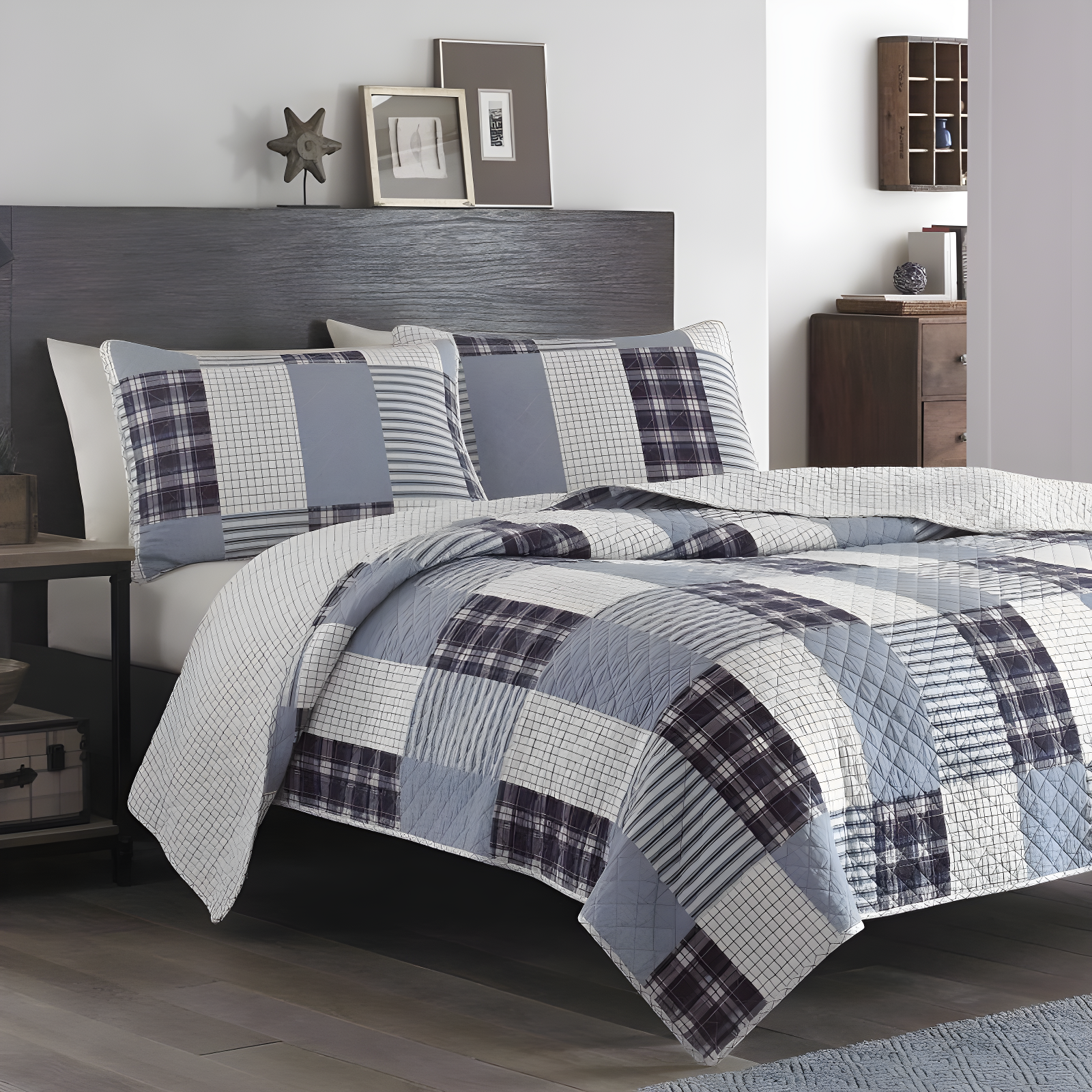 Eddie Bauer Eddie Bauer Camano Island Reversible Cotton Quilt Set