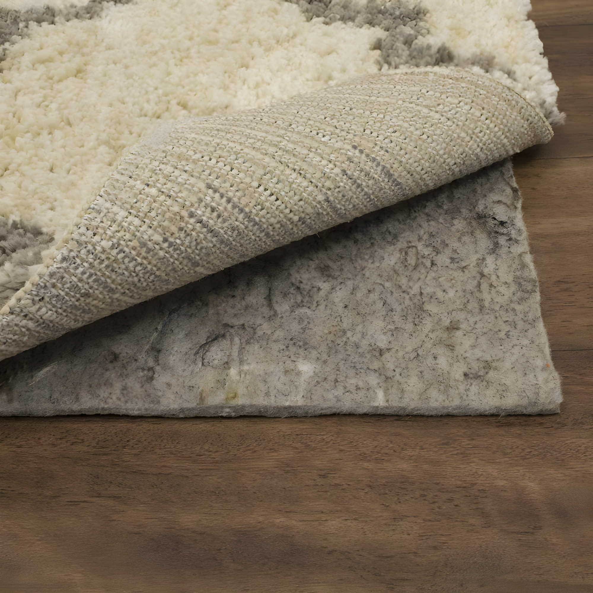 10'x14' Premium Dual Surface Rug Pad Beige - Mohawk Home: Skid-Resistant Carpet Pad, Polyester & Latex Backing