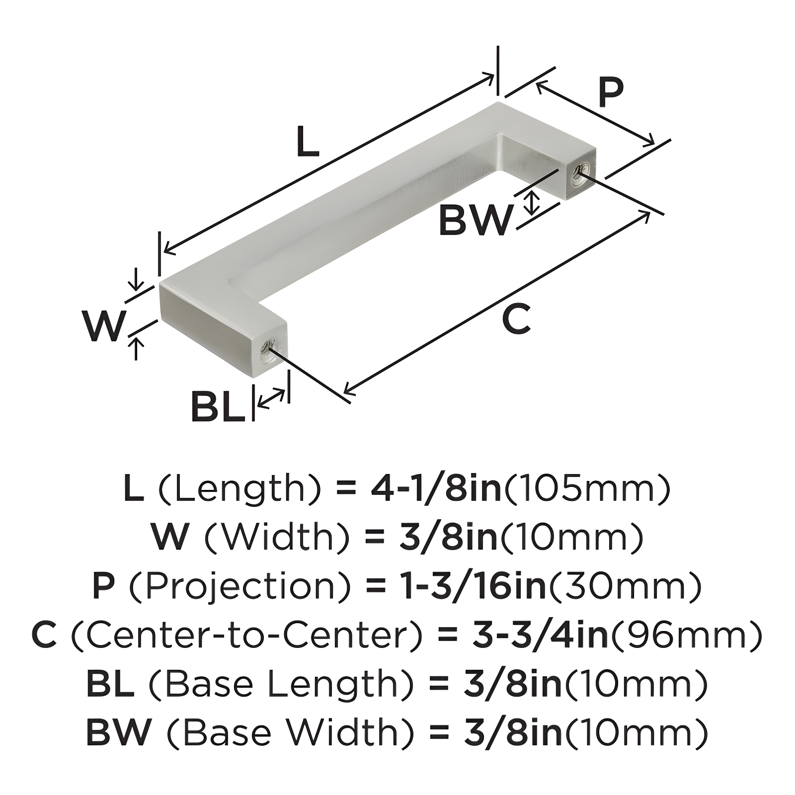 Center to Center Bar Pull