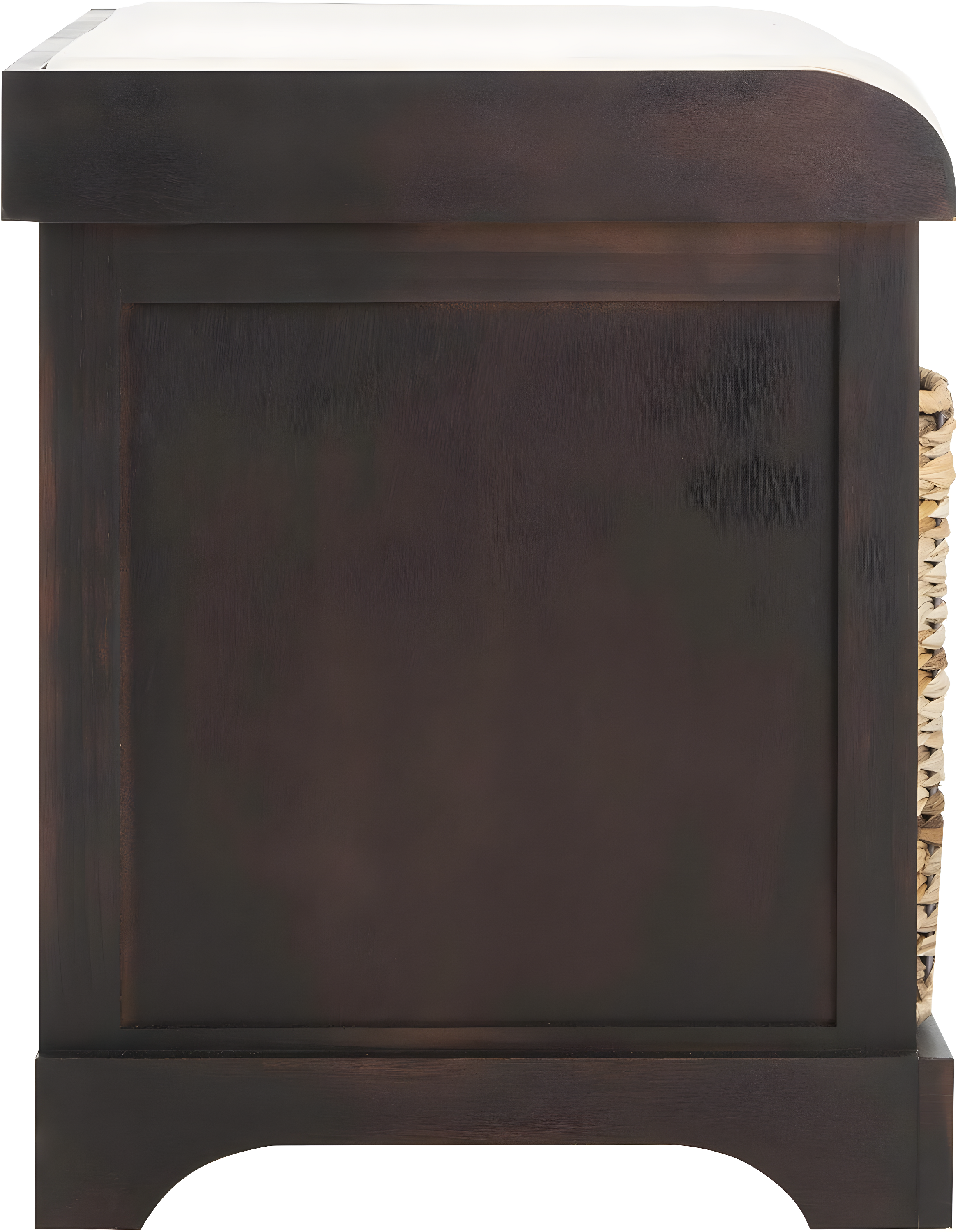 Freddy Wicker Storage Bench - AMH5736 - Brown - Safavieh
