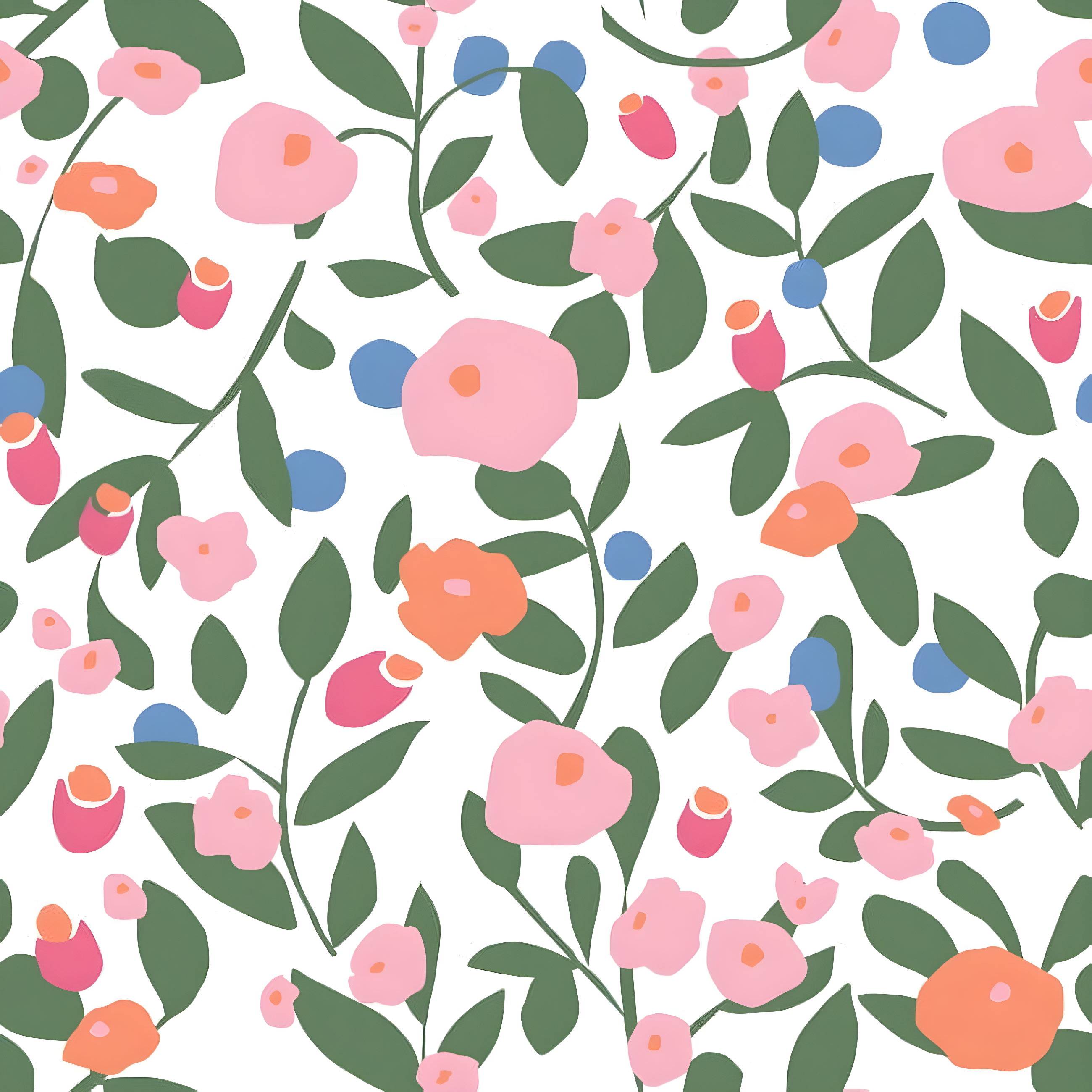 Kensington Peel & Stick Floral Roll