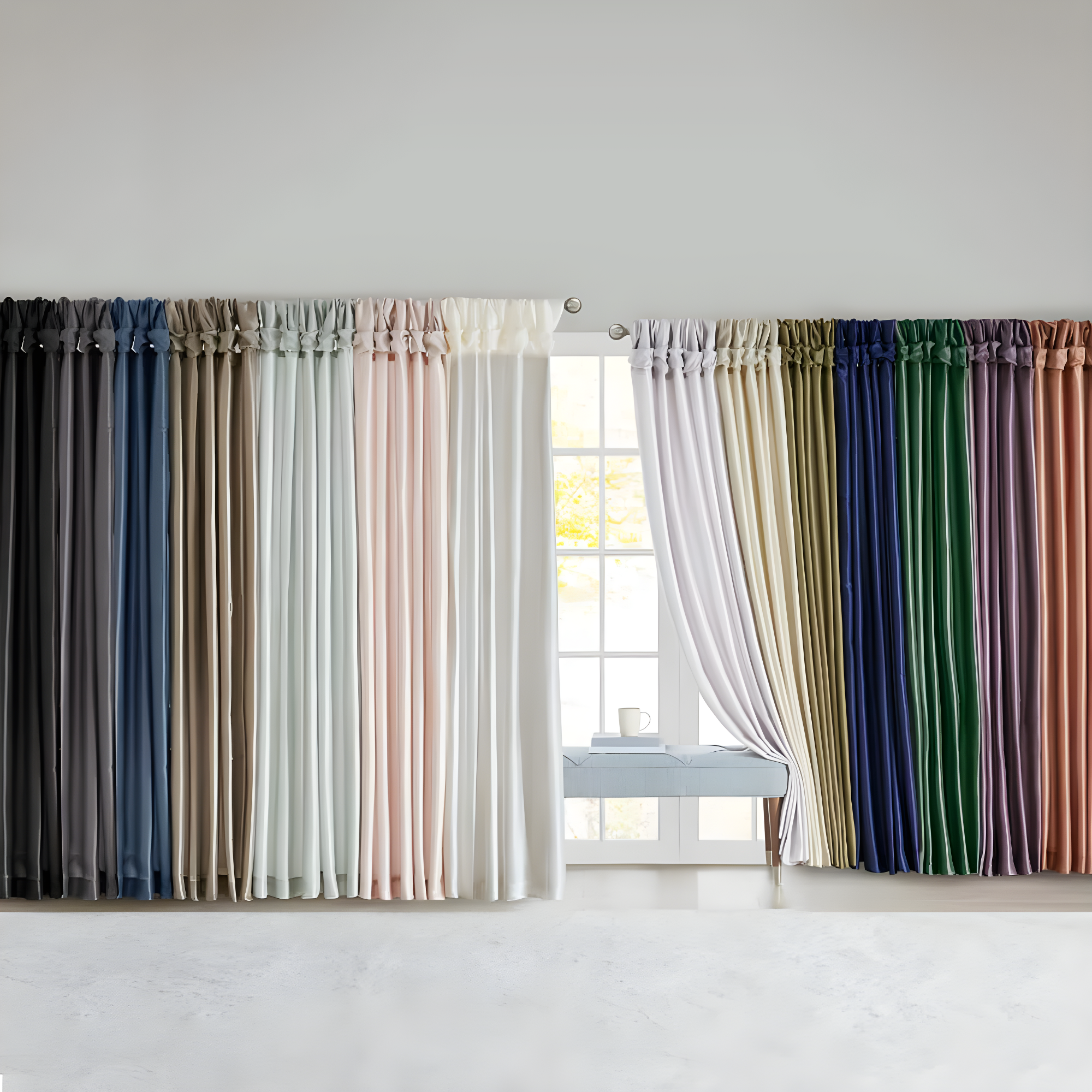 Madison Park Rivau Light-Filtering Single Curtain Panel