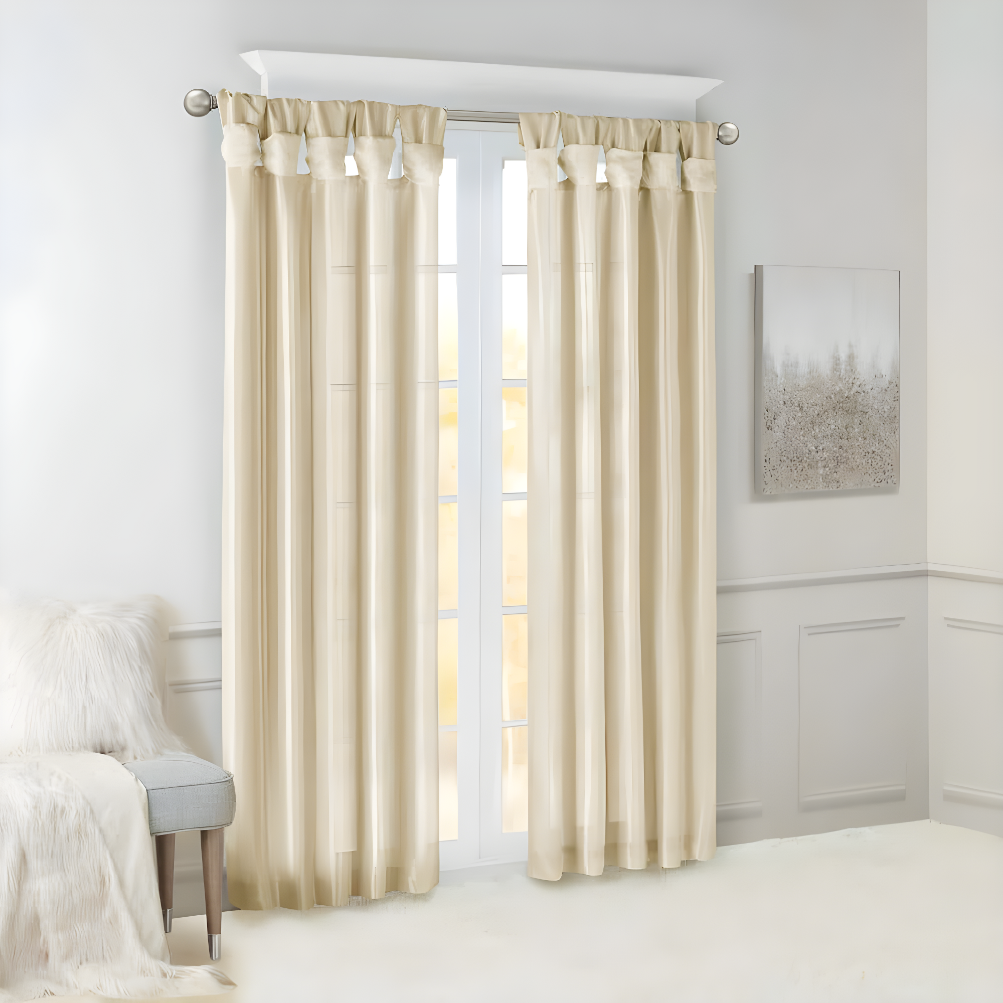 Madison Park Rivau Light-Filtering Single Curtain Panel