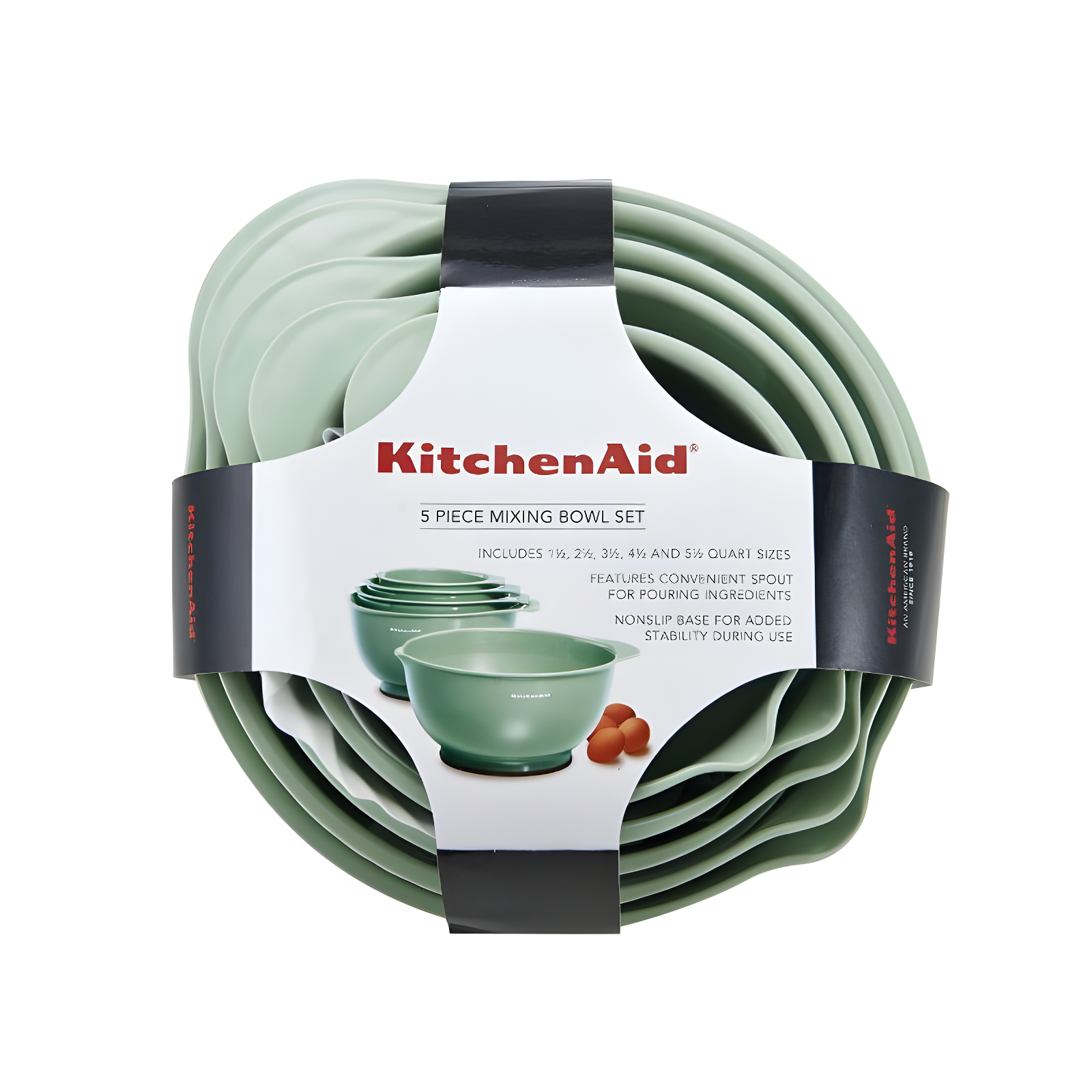 KitchenAid® Classic 5-Piece Mixing Bowl Set & Reviews | Wayfair