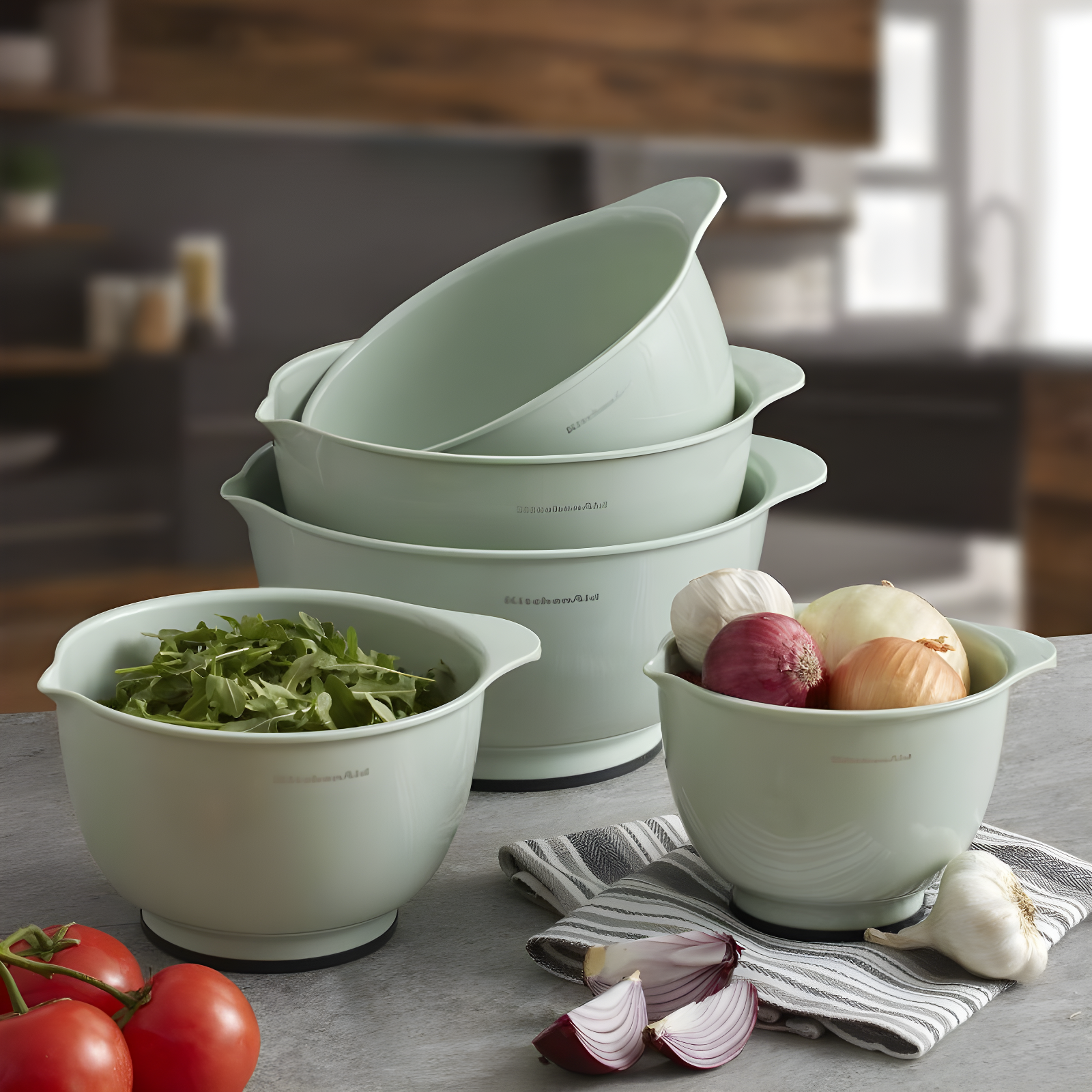 KitchenAid® Classic 5-Piece Mixing Bowl Set & Reviews | Wayfair