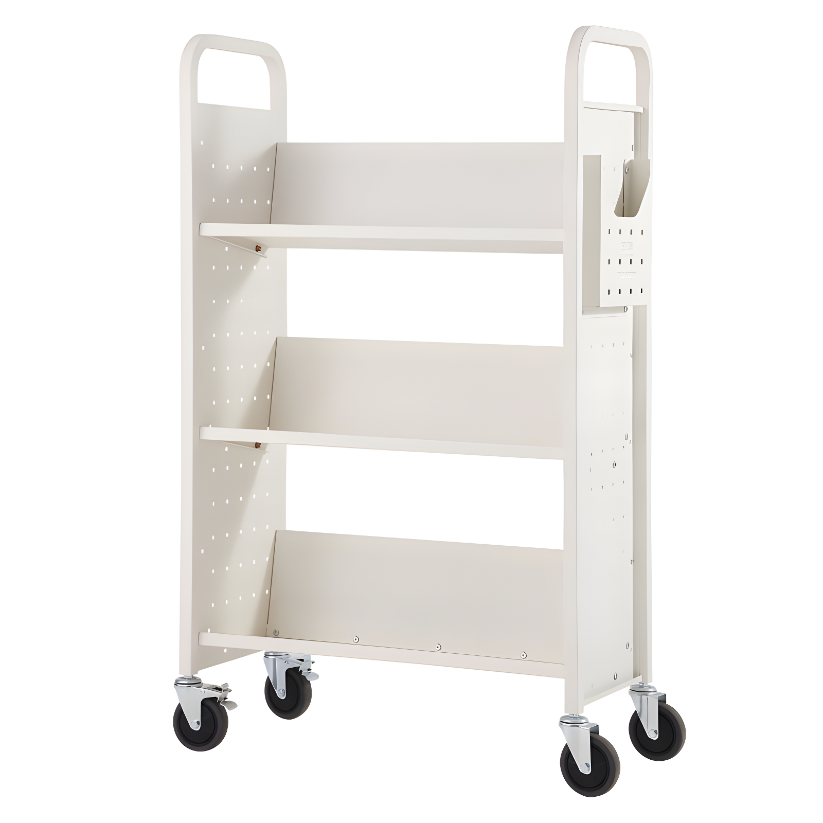 Stellweilan Tessberg 49.2'' H Book Cart with Wheels