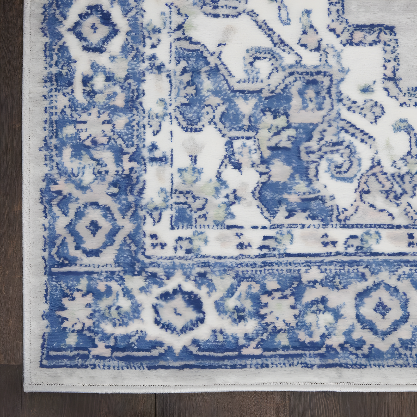 Nourison Whimsicle WHS03 Indoor only Area Rug - Grey Blue 2' x 6'