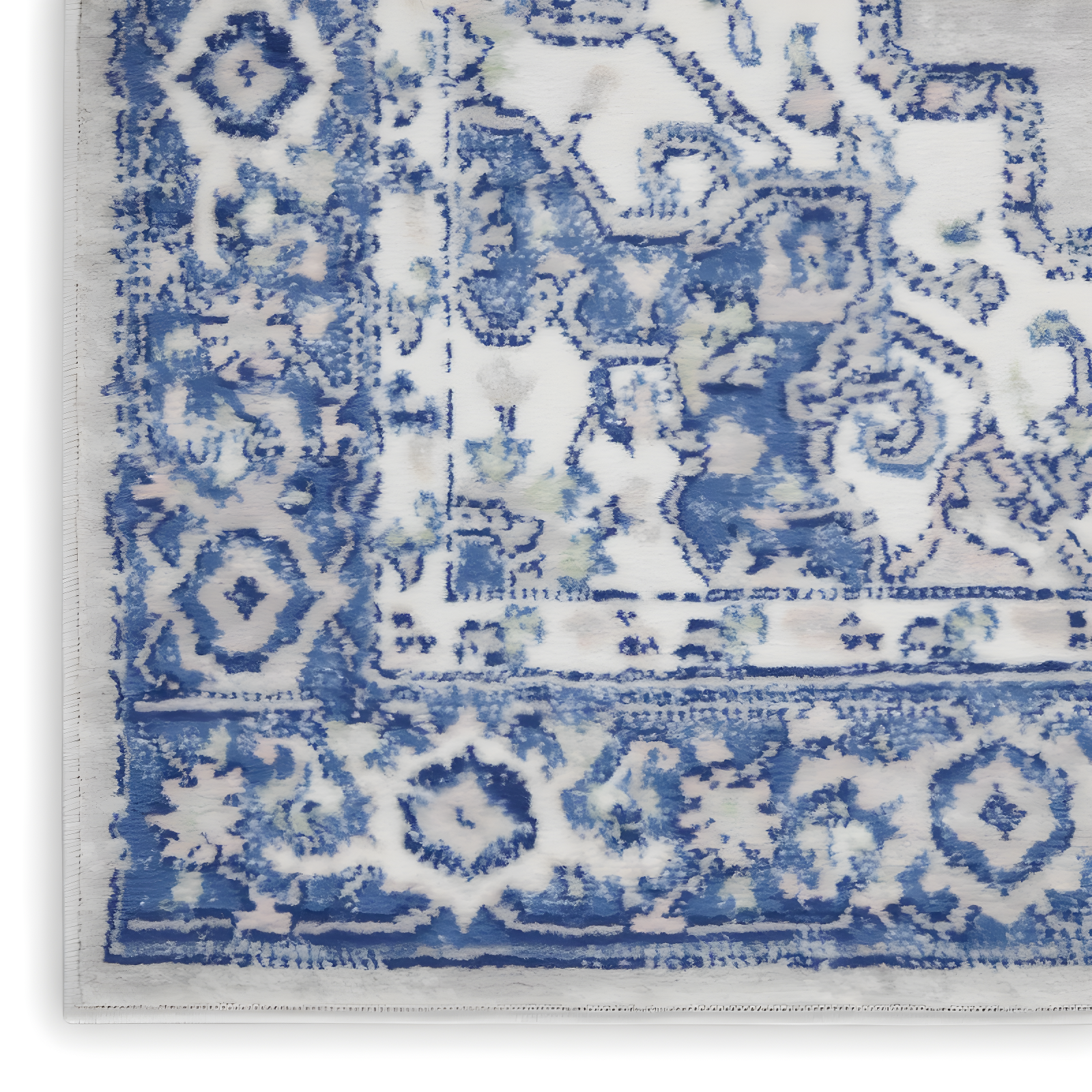 Nourison Whimsicle WHS03 Indoor only Area Rug - Grey Blue 2' x 6'
