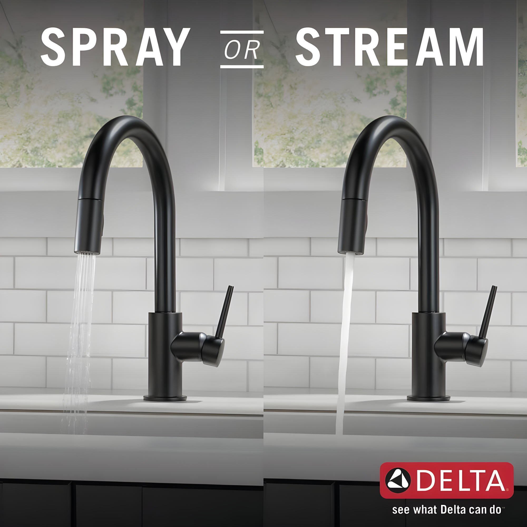 Trinsic Pull Down Sprayer Kitchen Sink Faucet, Single Handle Kitchen Faucet