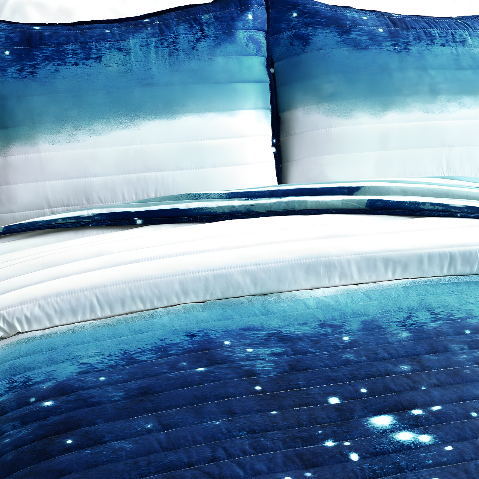 Space Star Reversible Quilt Set