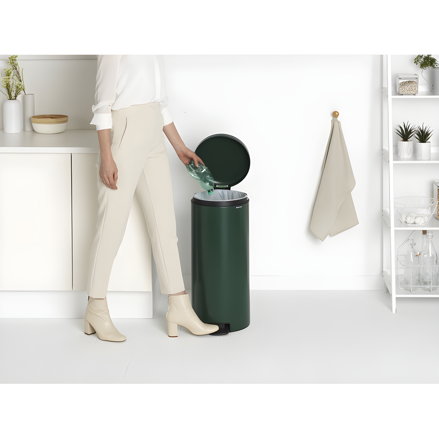 Brabantia NewIcon Step On Trash Can, 8 Gallon (30 Liter)