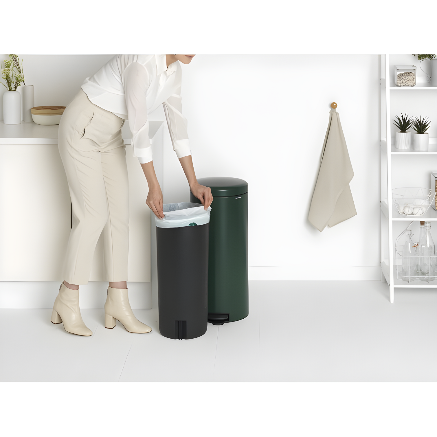 Brabantia NewIcon Step On Trash Can, 8 Gallon (30 Liter)